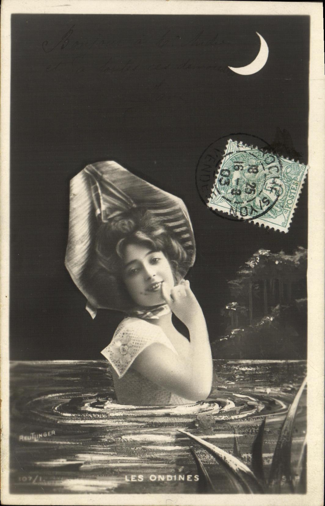 CPA Fantaisie Femme Les ondines