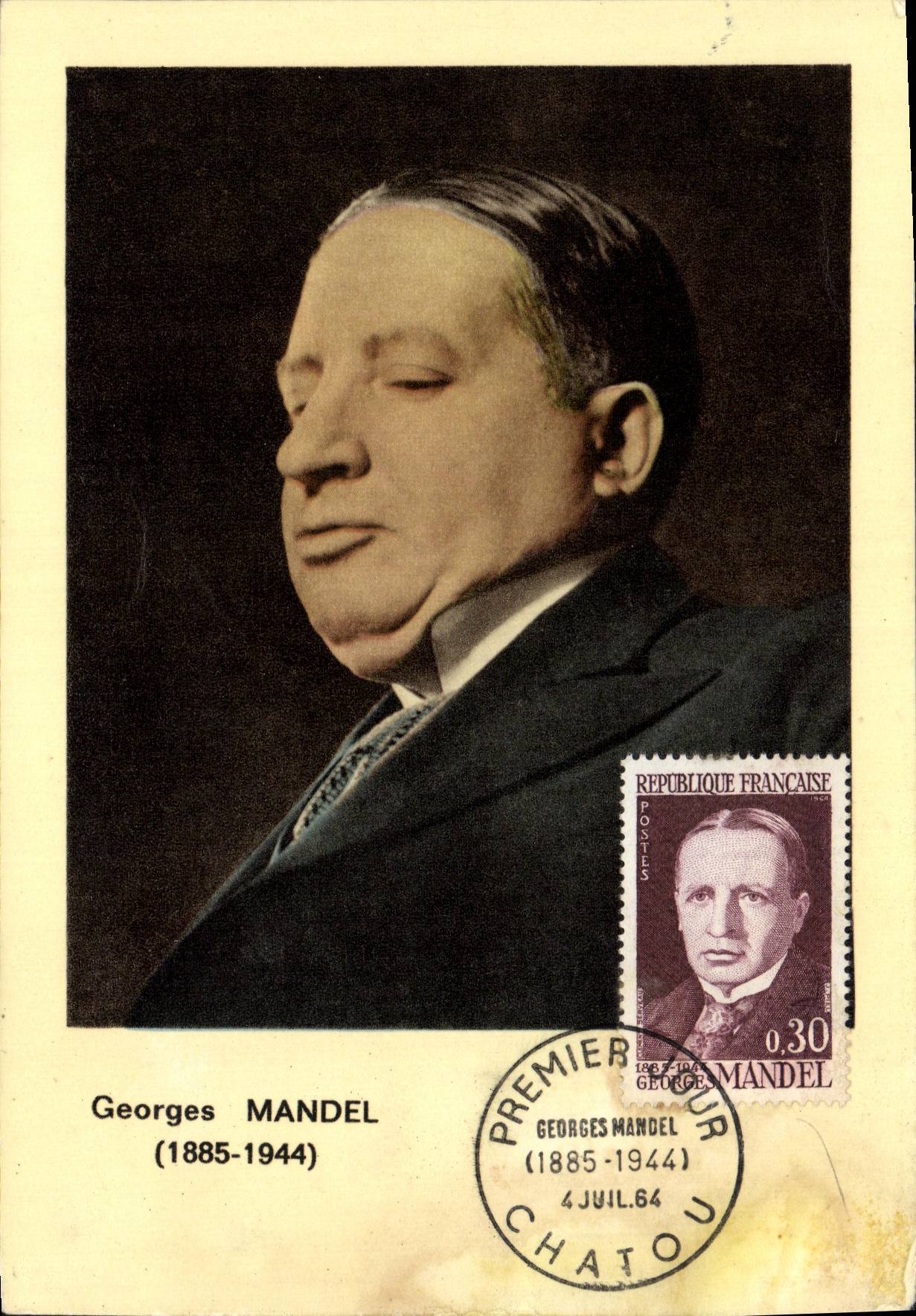 Maximum chart Georges Mandel 1885 1944