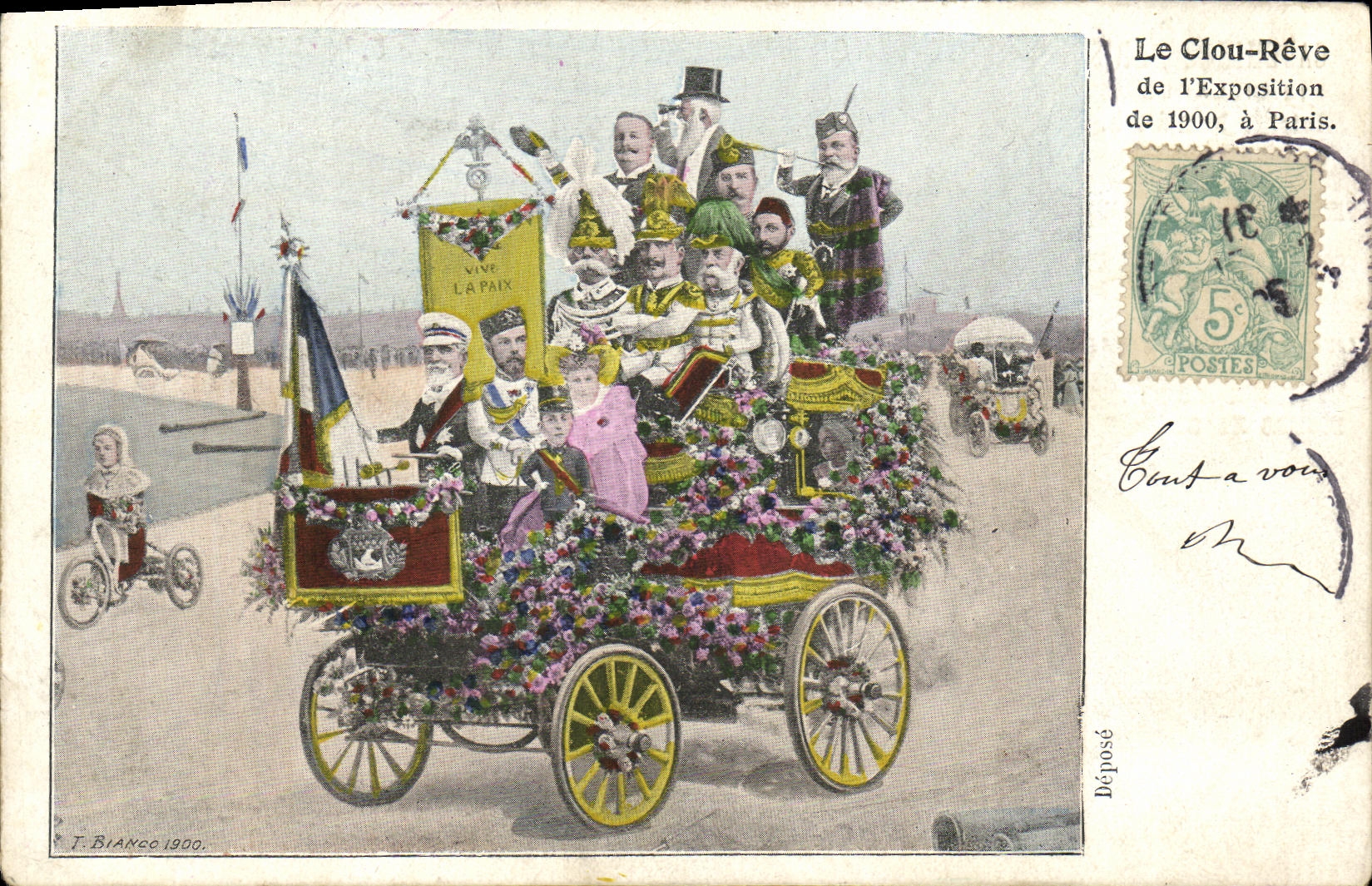 CPA Le clou reve de l'exposition de 1900 Paris Automobile