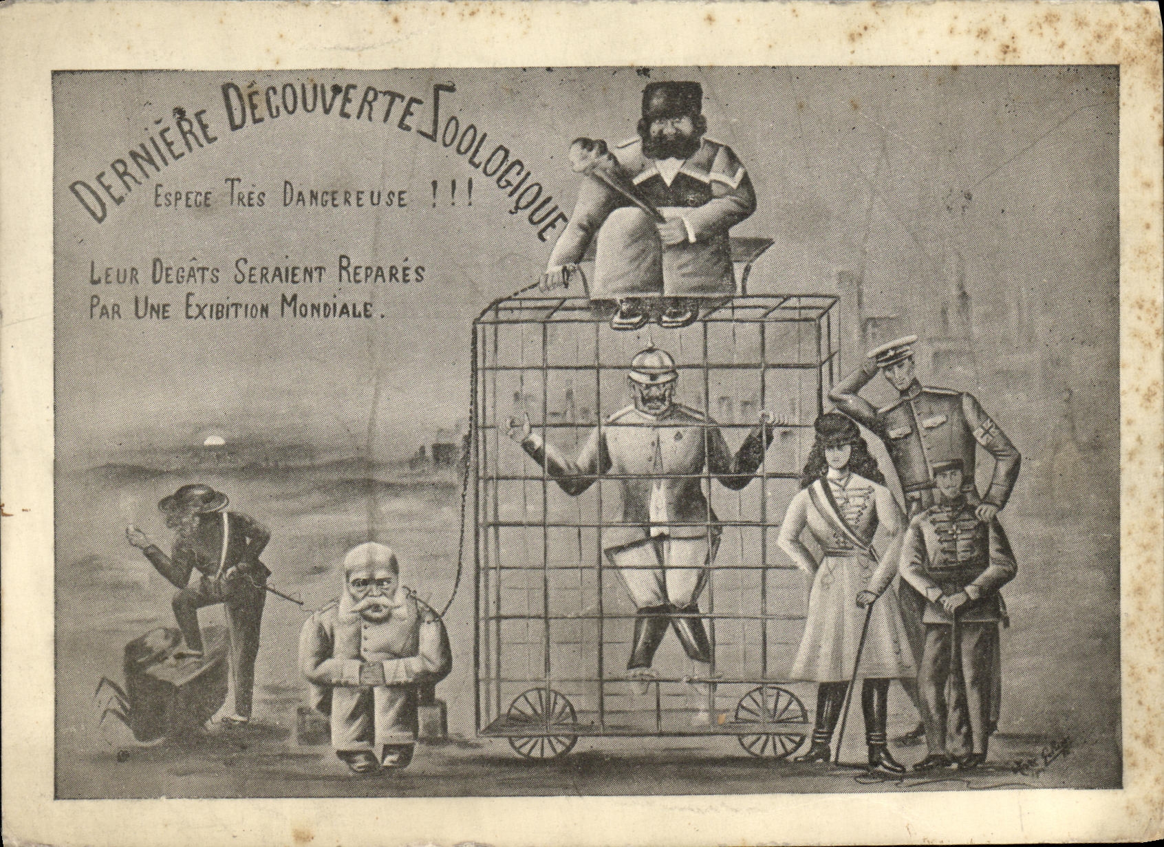 CPA Derniere decouverte Zoologique