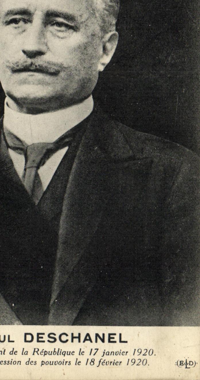 CPA Paul Deschanel President de la Republique 1920