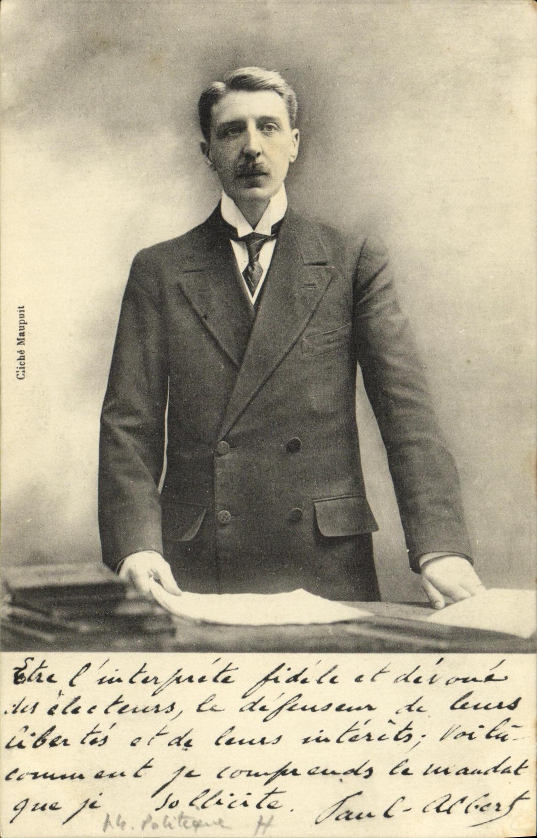 CPA Politique Paul Albert