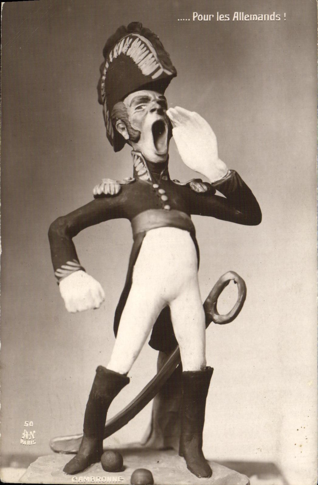 VINTAGE POSTCARD For German Militaria