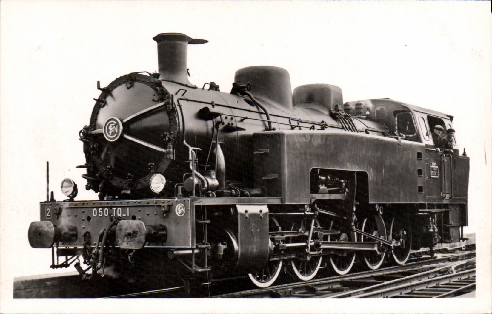 CPA Train Locomotive Tender 050 TQ