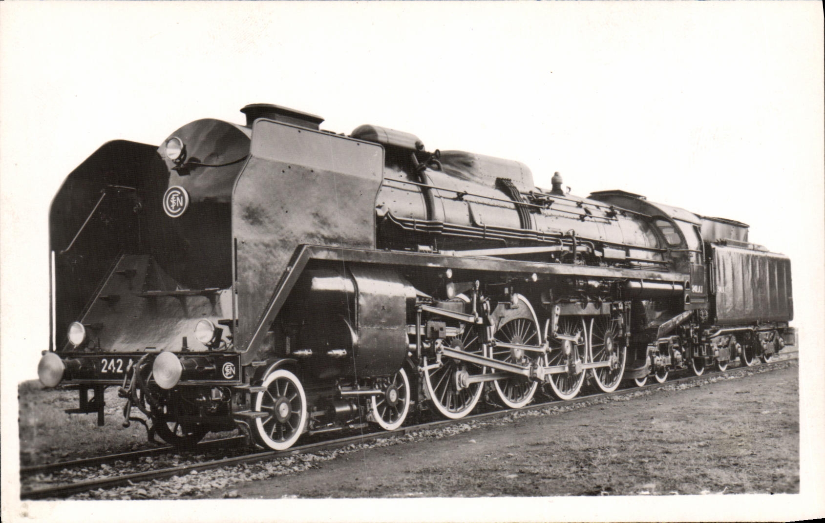 CPA Train Locomotive 242