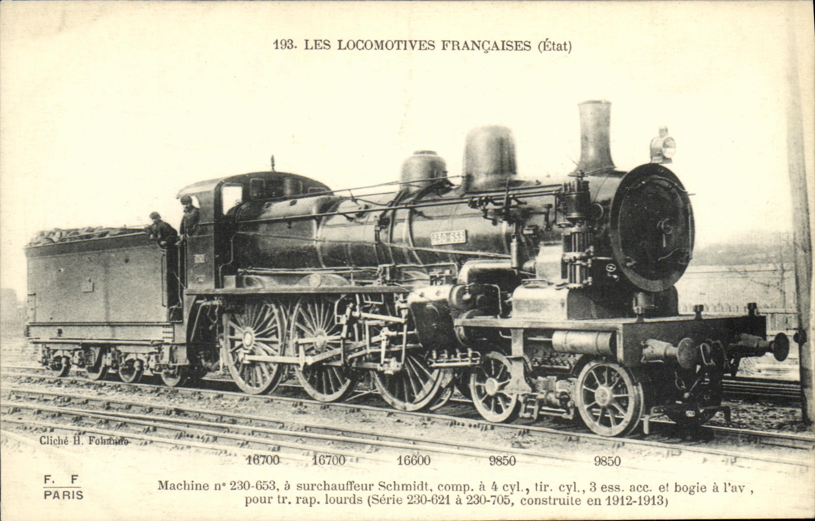 CPA Locomotive Train Machine 230-653 a suchauffeur Schmidt