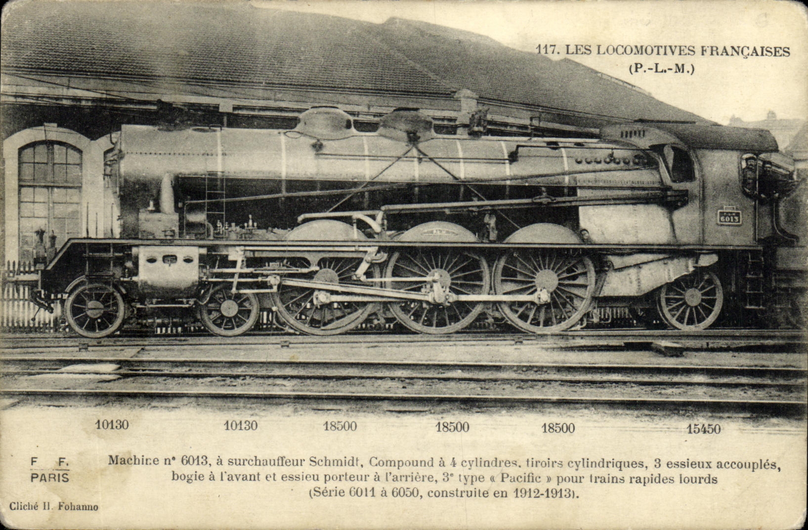 CPA Train Locomotive 6013 