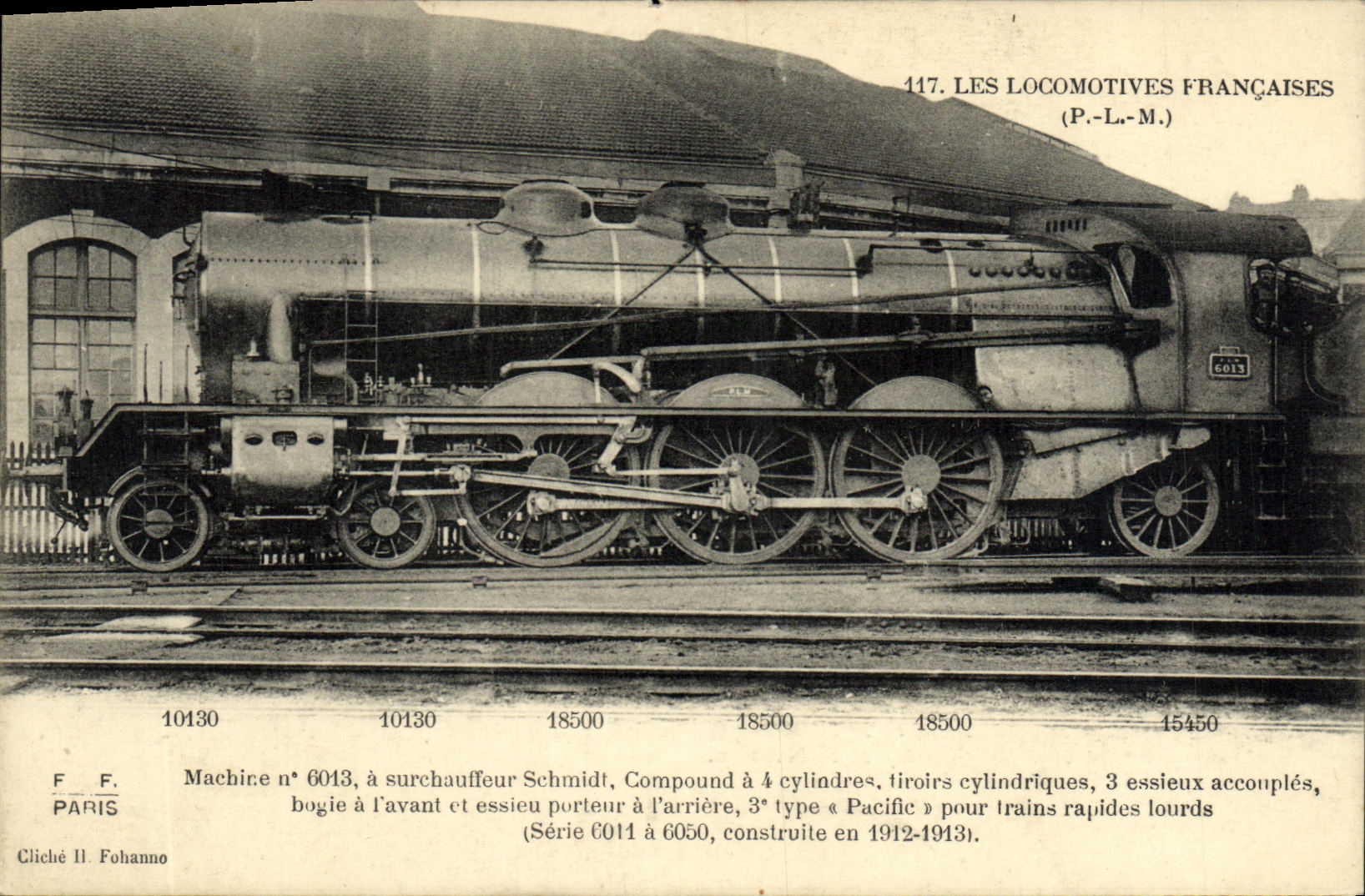 CPA Train Locomotive Machine 6013