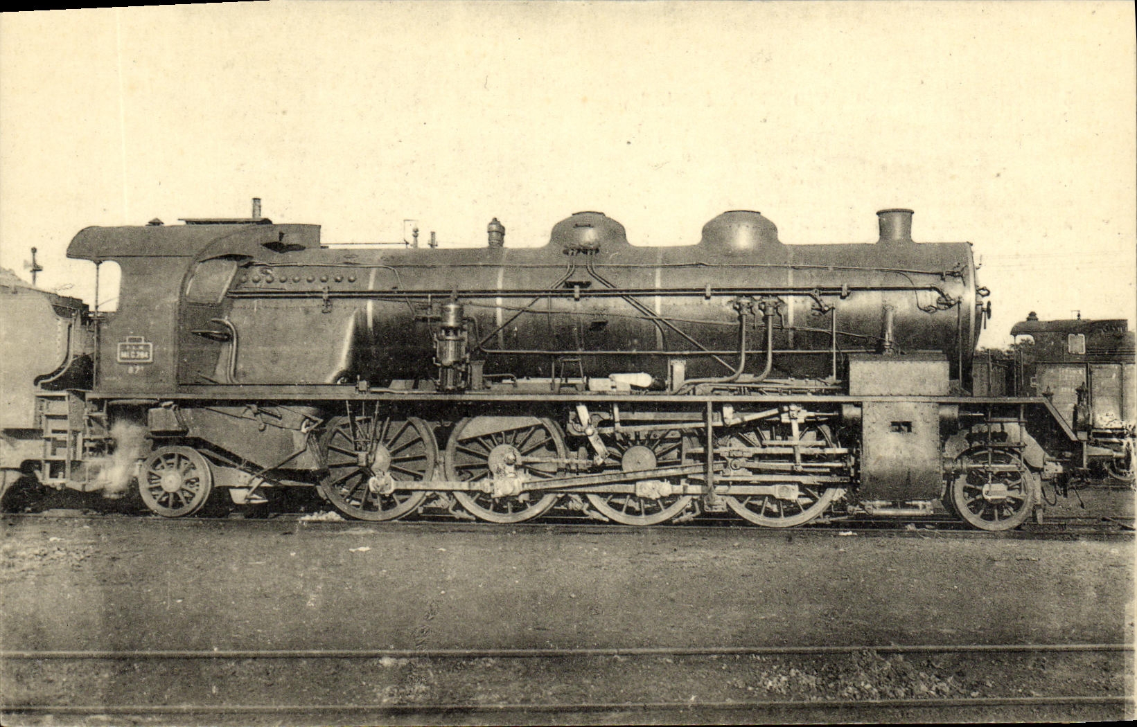 CPA Train Locomotive Machine 141 C 284