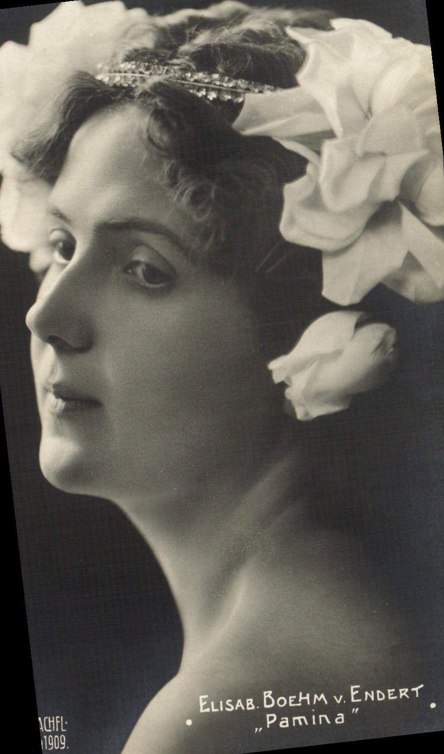 VINTAGE POSTCARD Fantasy Pamina Dresden 1909