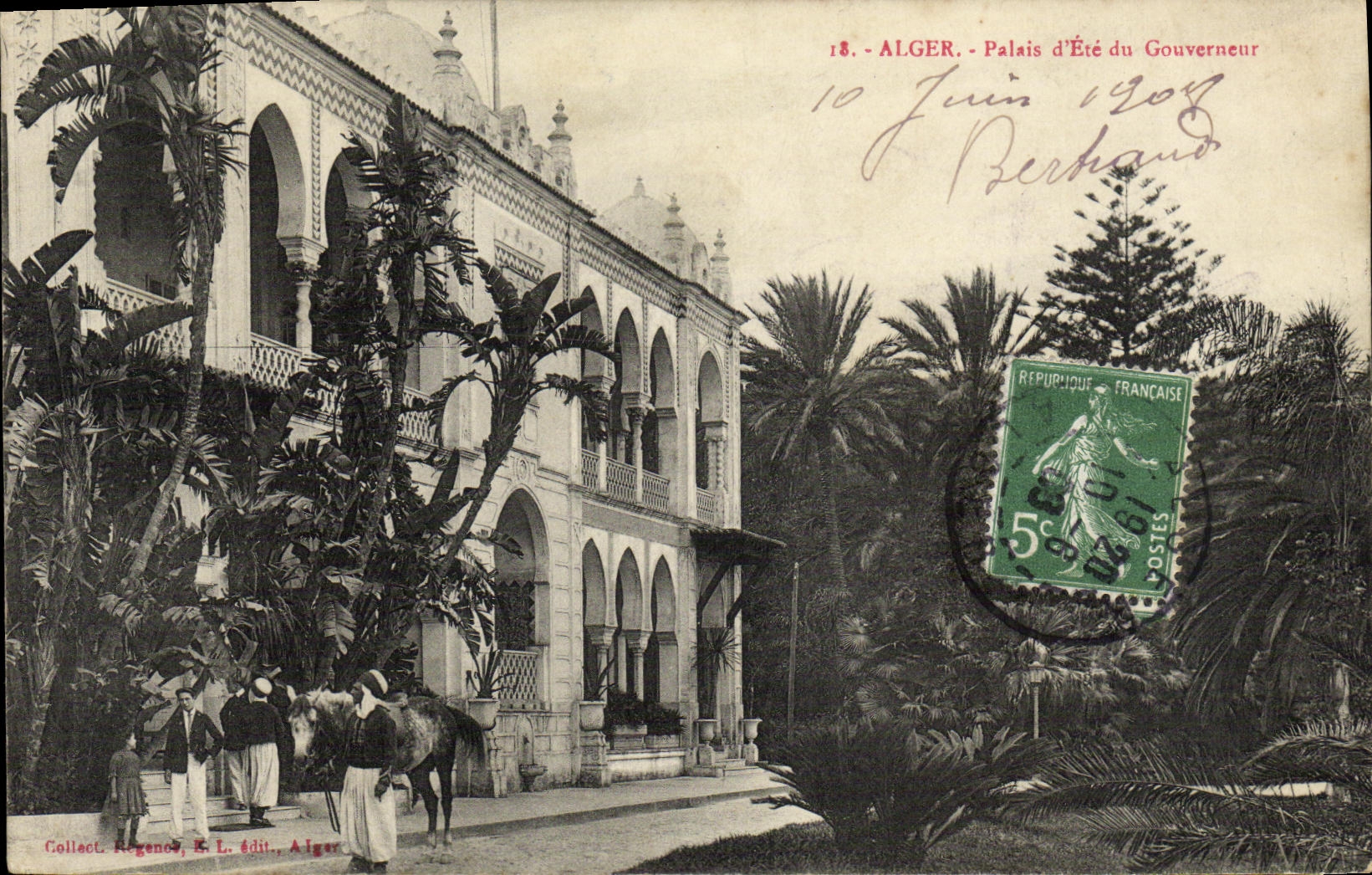 CPA Alger Palais d'ete du gouverneur 