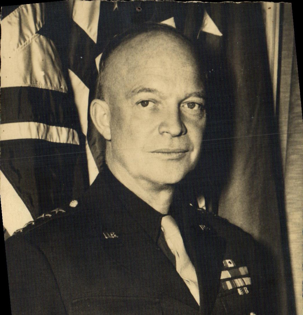 General Eisenhower Militaria de la POSTAL de la VENDIMIA