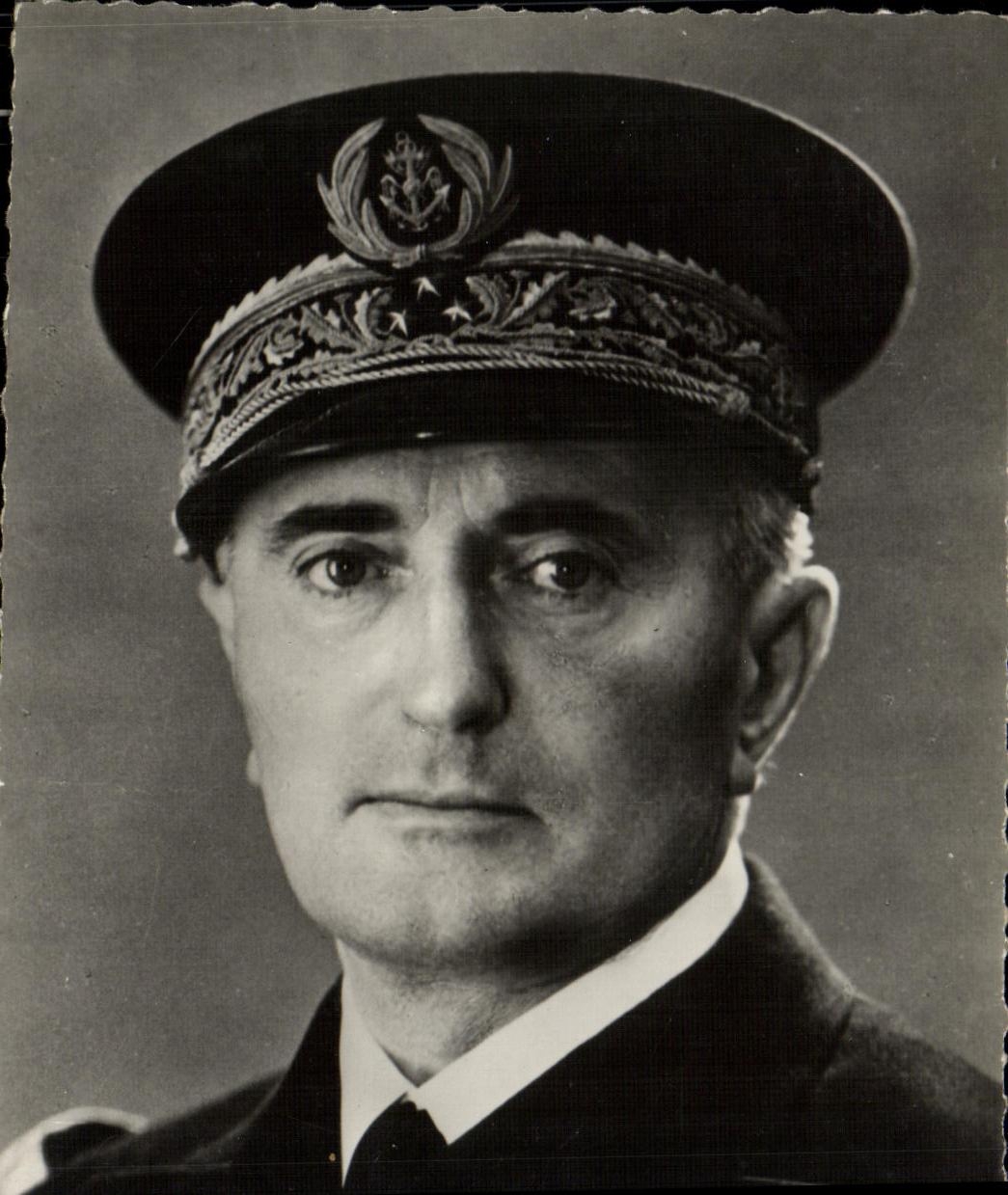 General Darlan Militaria de la POSTAL de la VENDIMIA