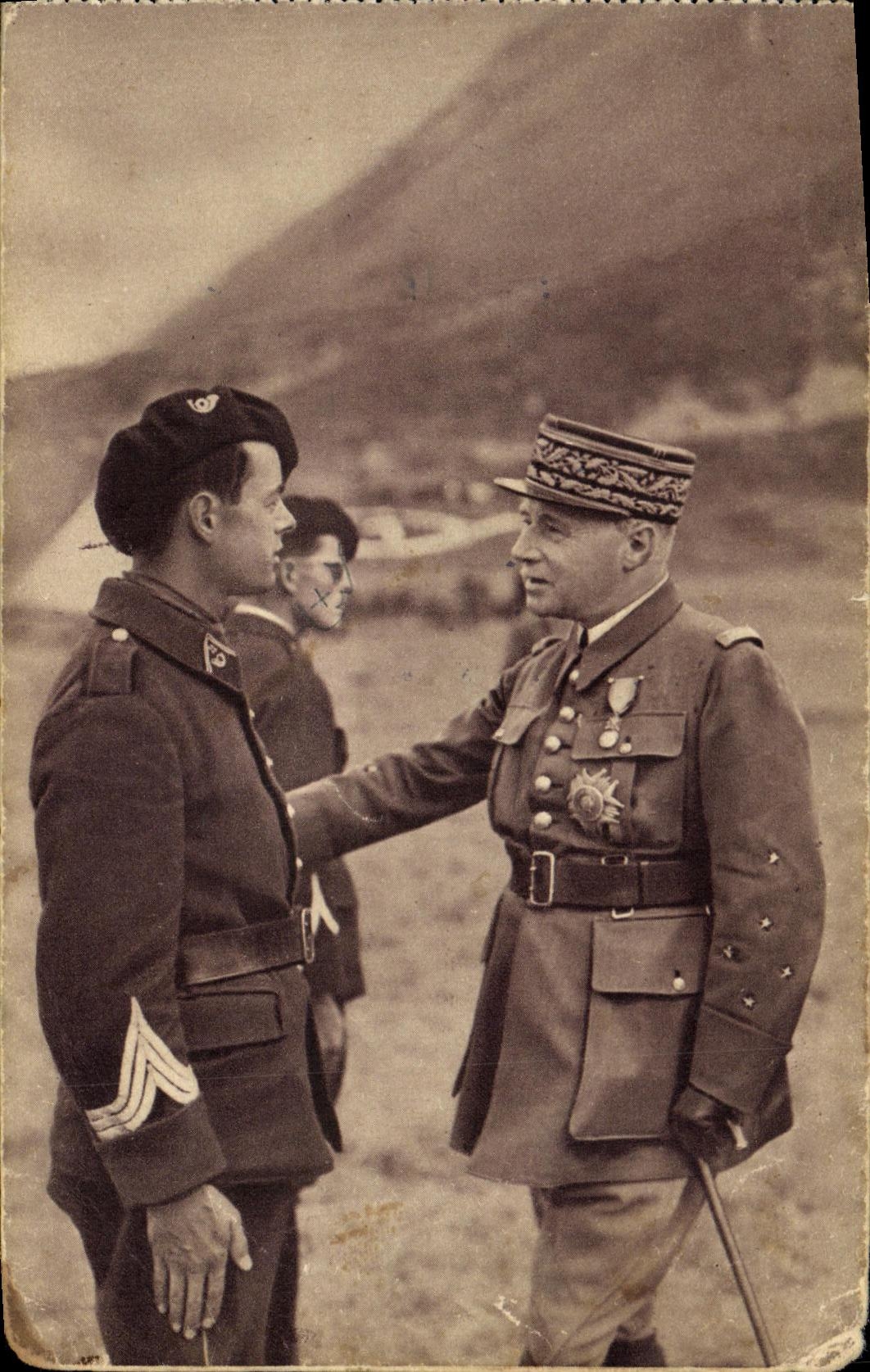 CPA Militaria General Gamelin 