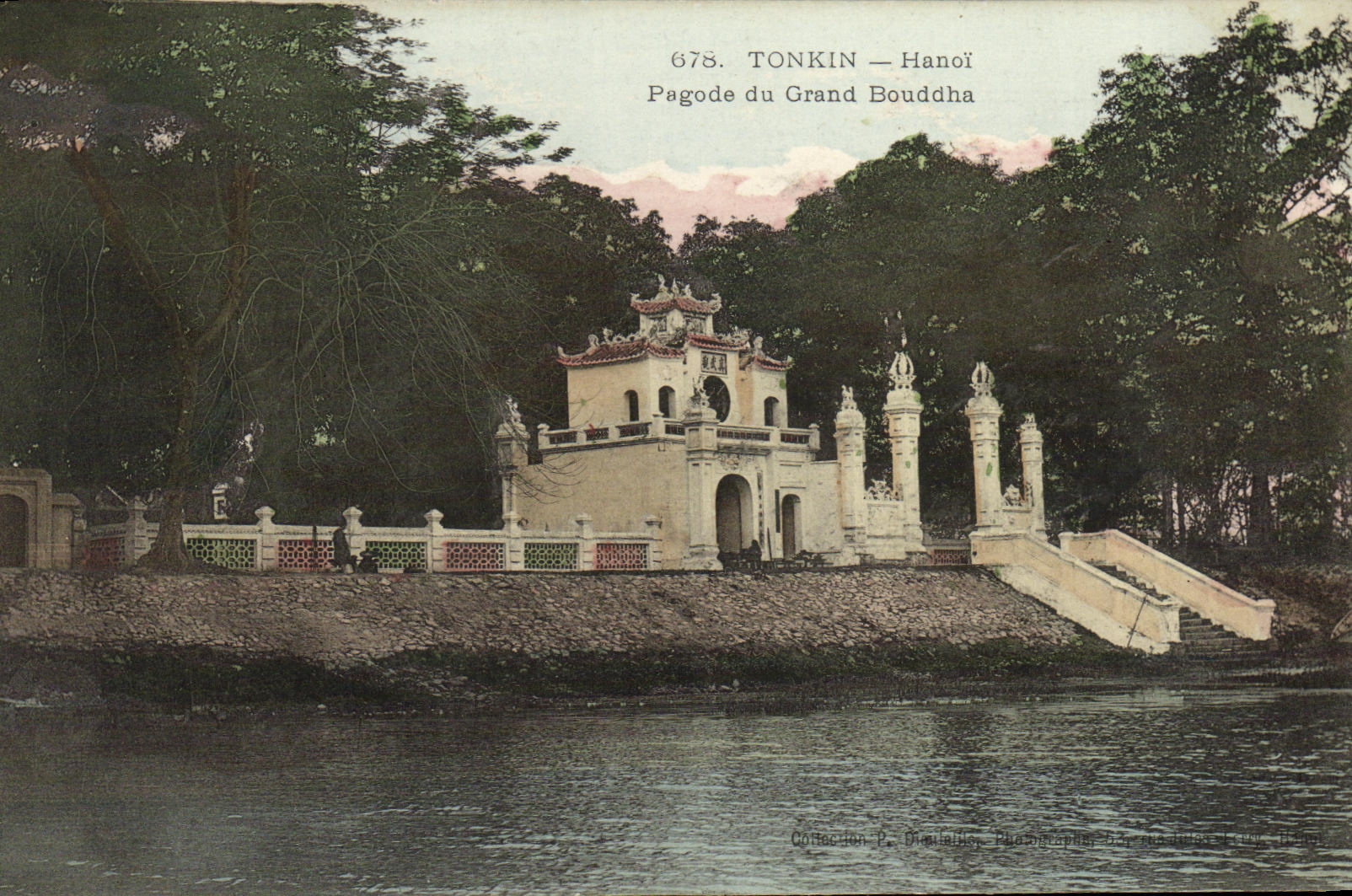 CPA Tonkin Hanoi Pagode du Grand Bouddha 