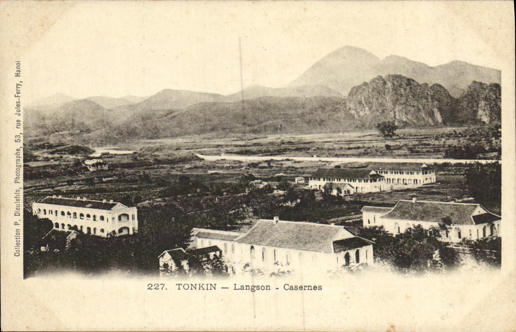 CPA Tonkin Langson Casernes Militaria