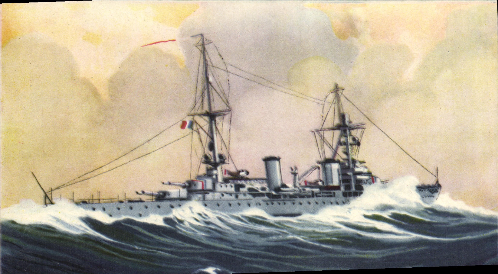 CPA Bateau Haffner Croiseur de lere classe Duquesne