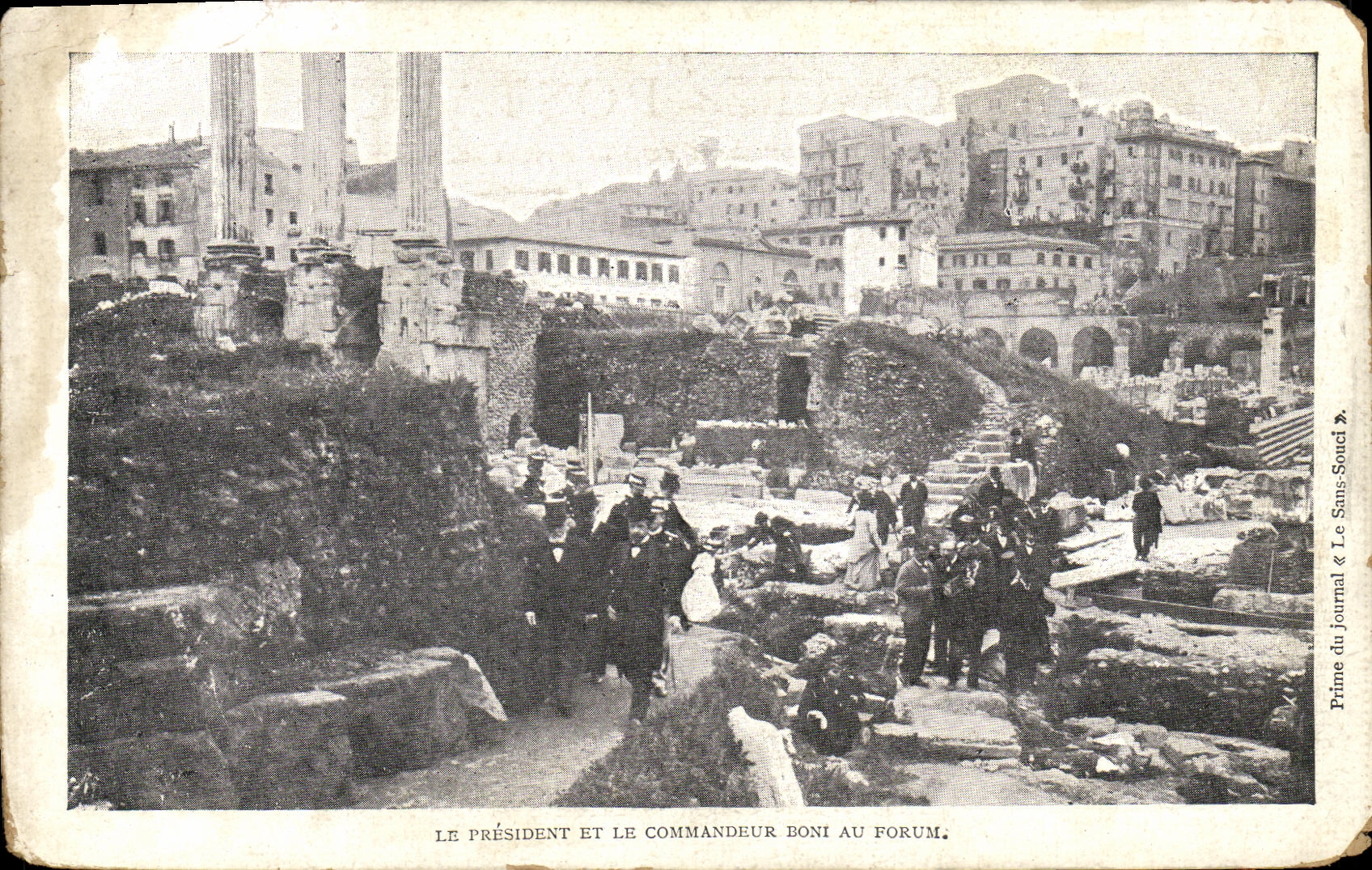 CPA Le President et le Commandeur Boni au Forum
