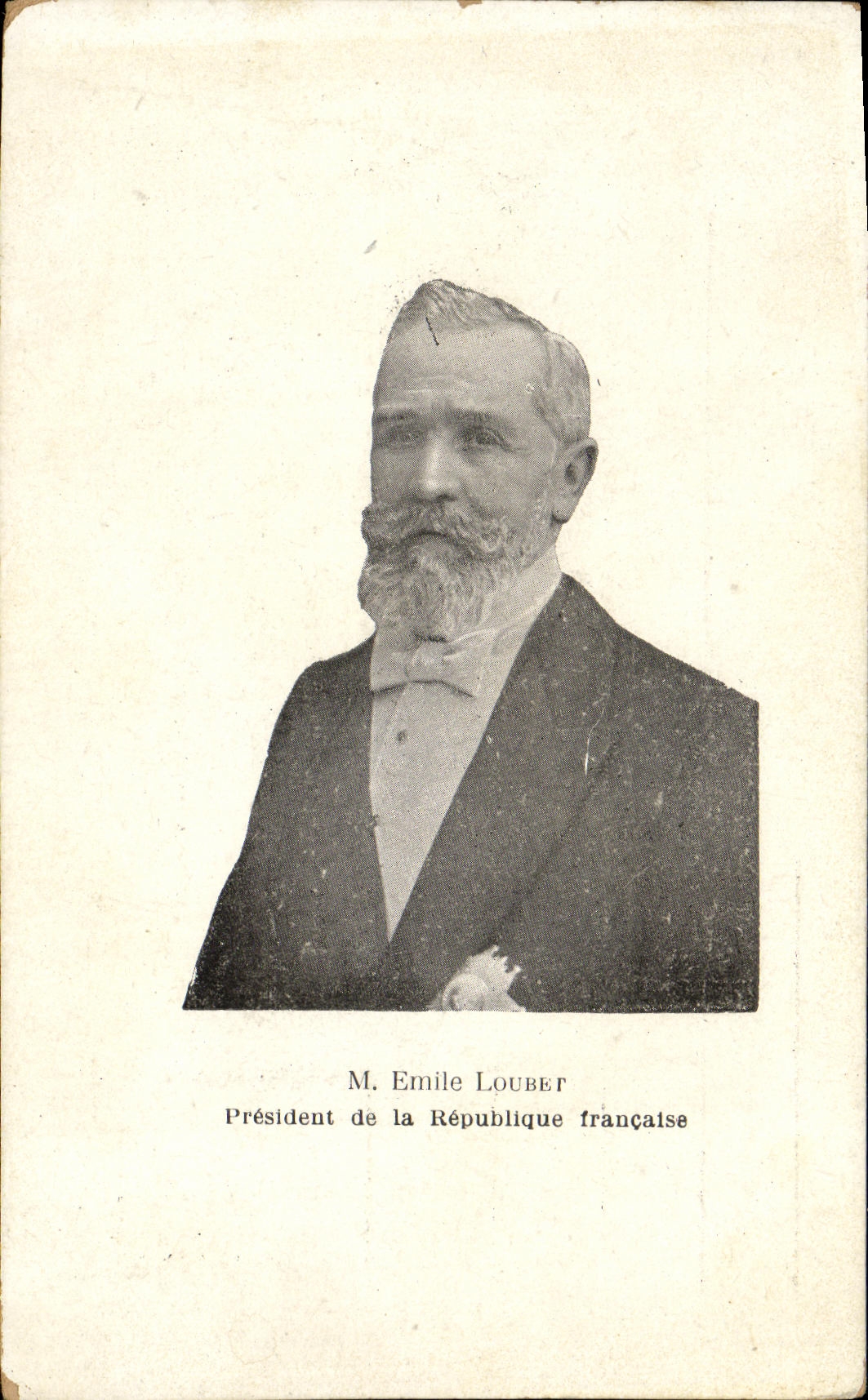 VINTAGE POSTCARD Mr. Emile Loubet President of the French Republic