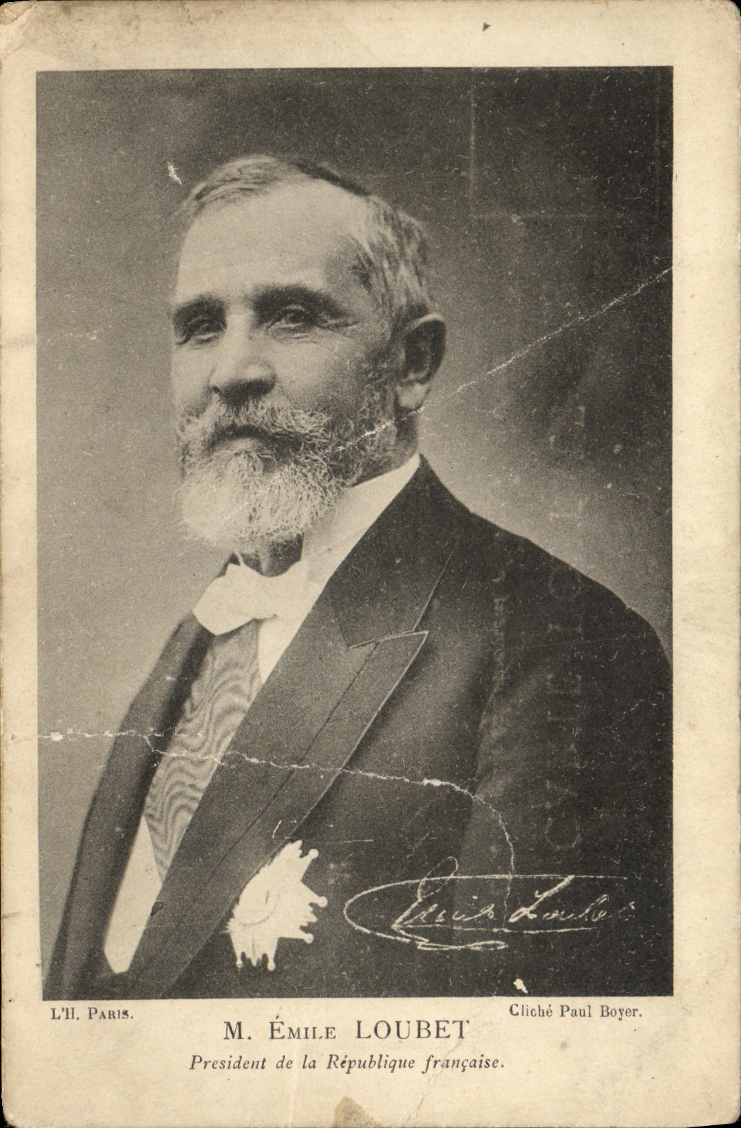 CPA M Emile Loubet President de la Republique Francaise 