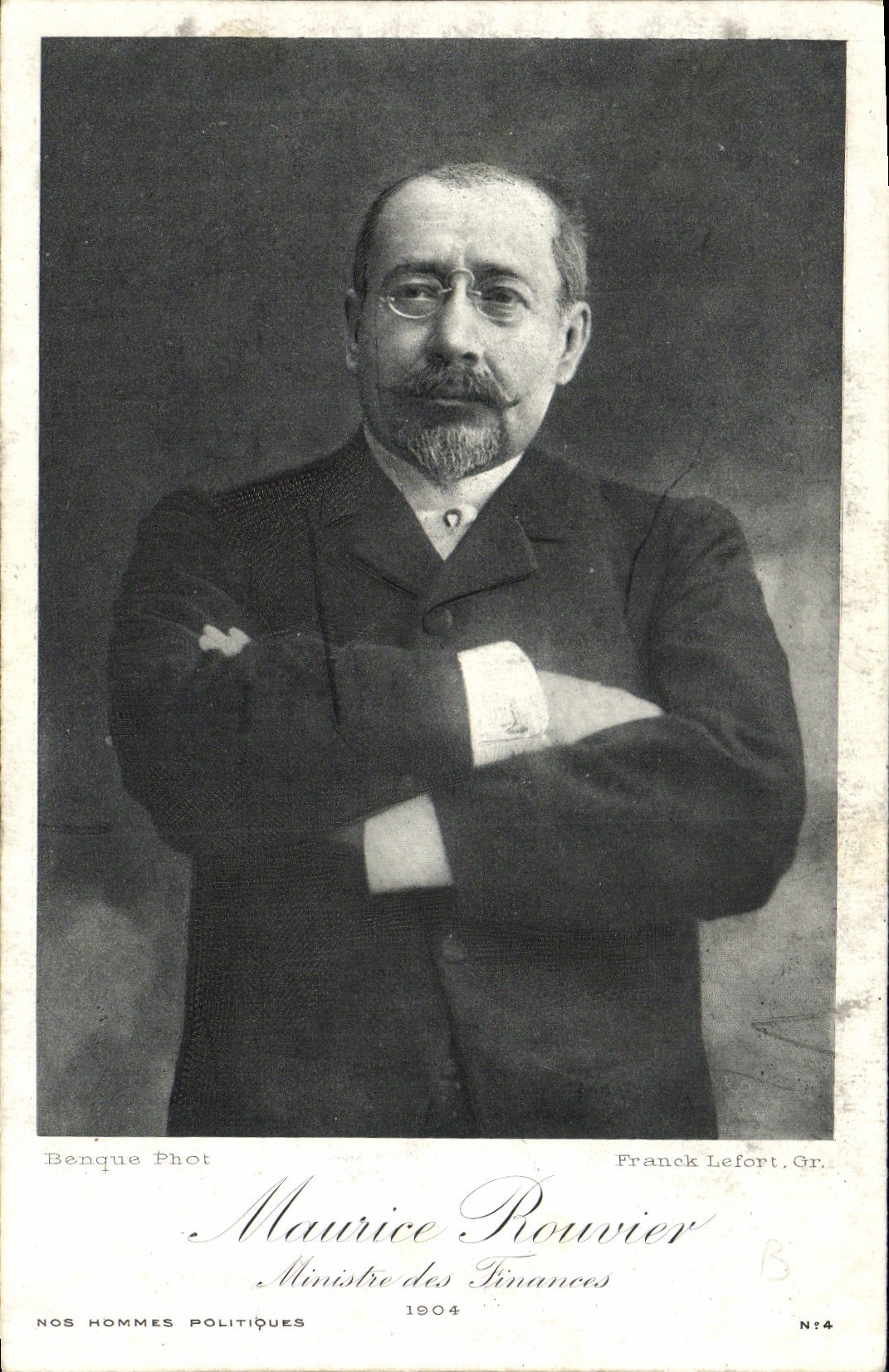 CPA Maurice Rouvier Ministre des finances 1904