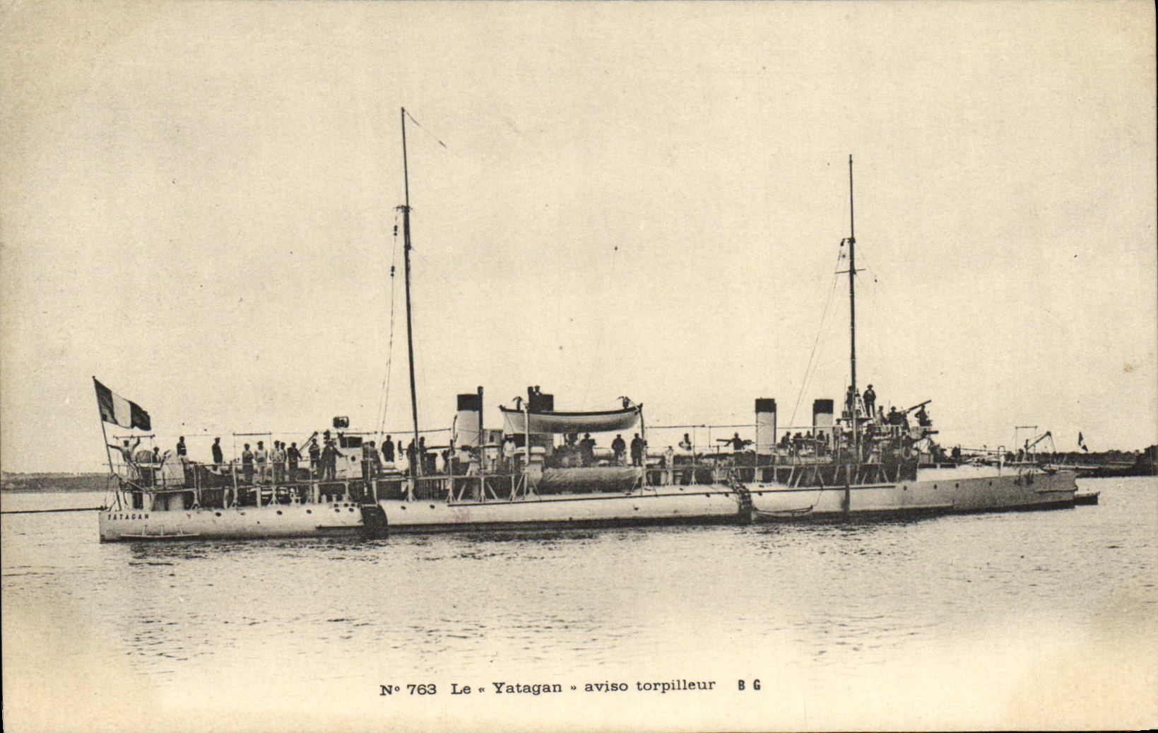 CPA Le Yatagan aviso torpilleur Bateau 