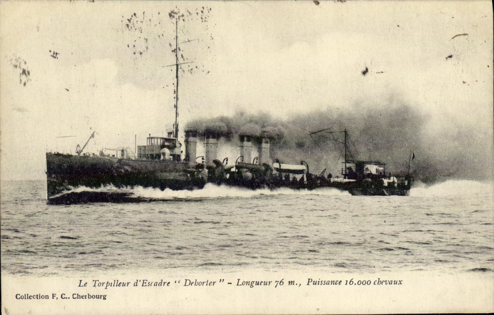 CPA Bateau Le Torpilleur d'Escadre Deborter