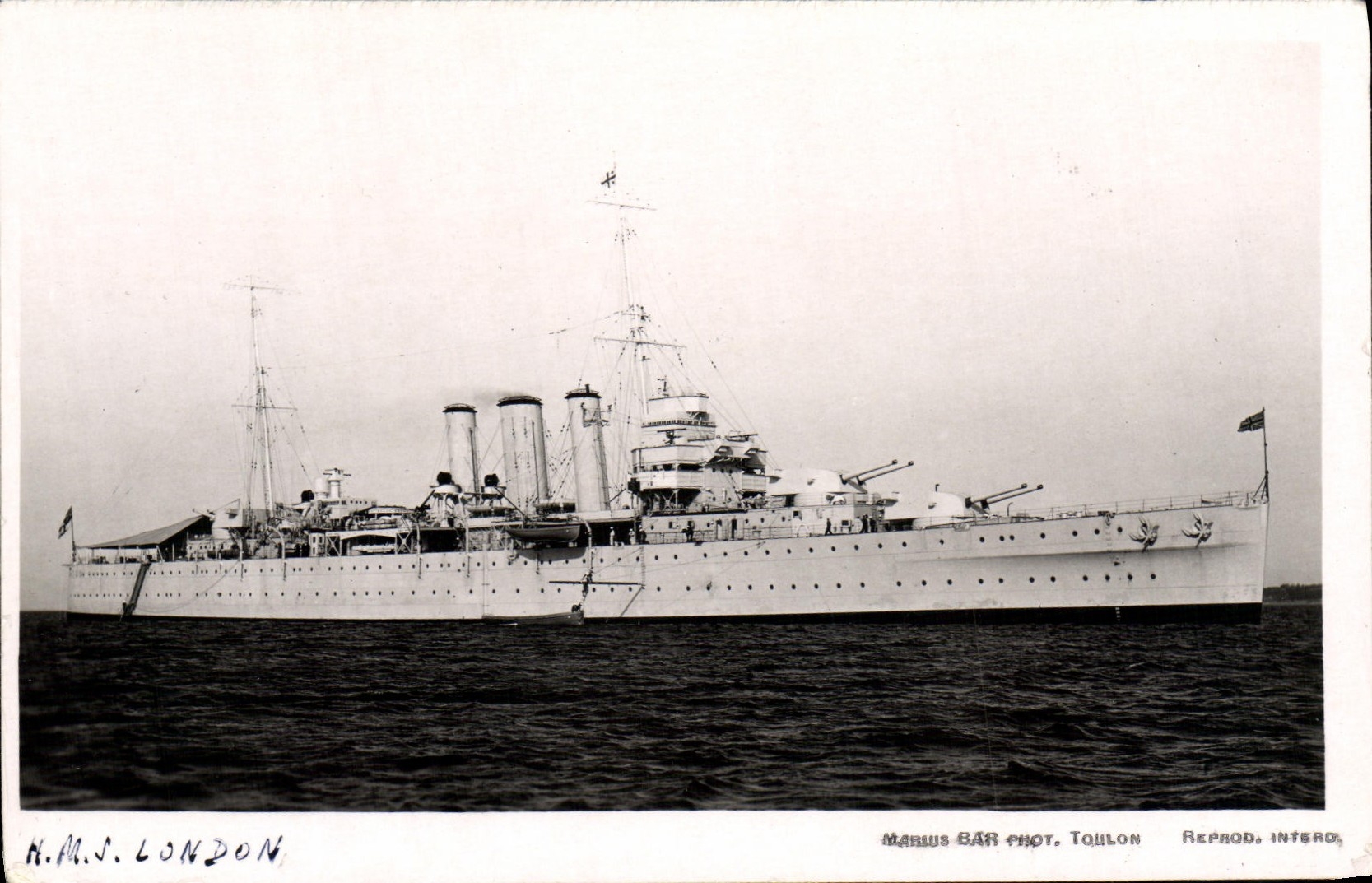 CPA Bateau HMS London
