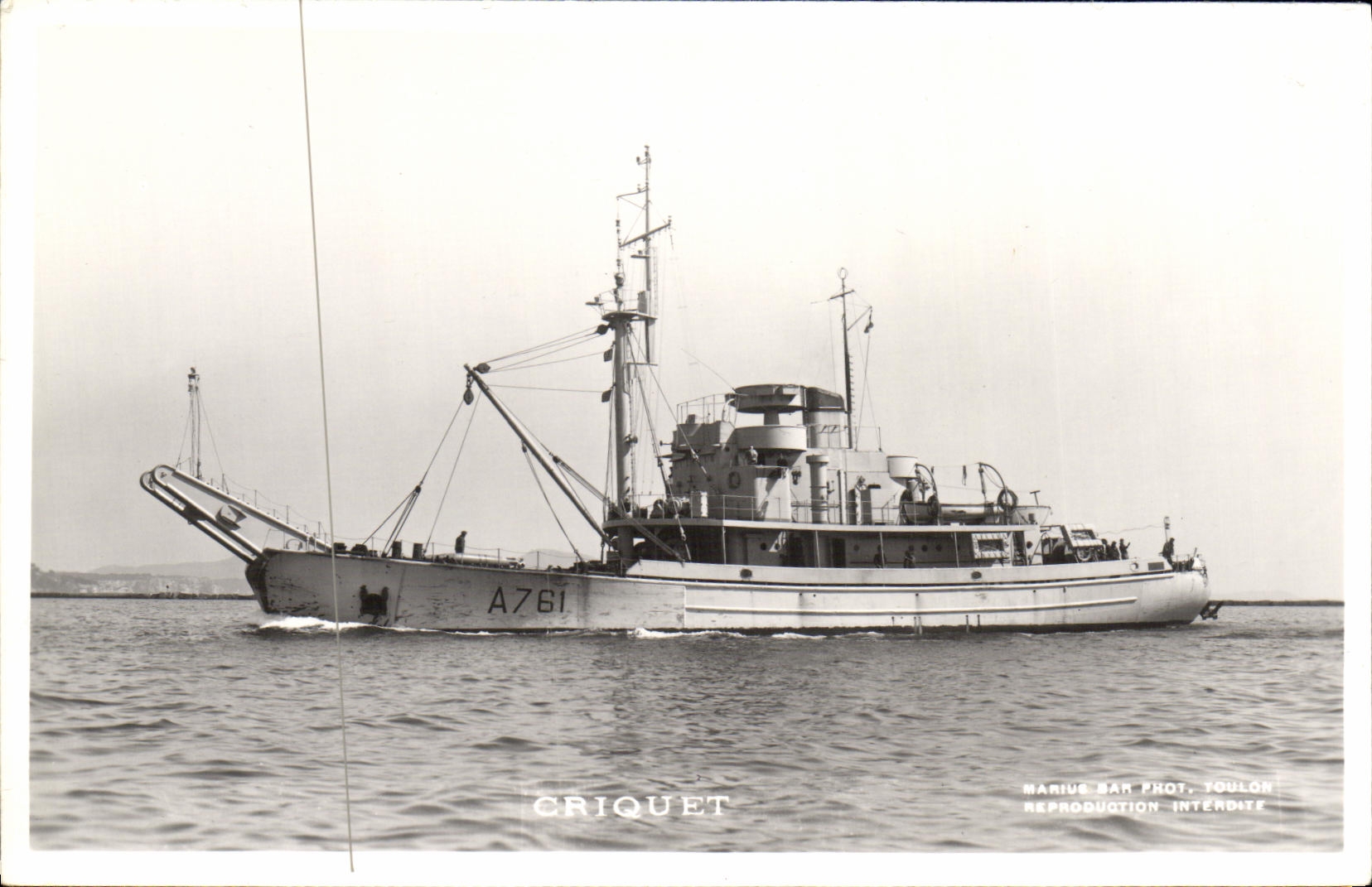 CPA Bateau Criquet