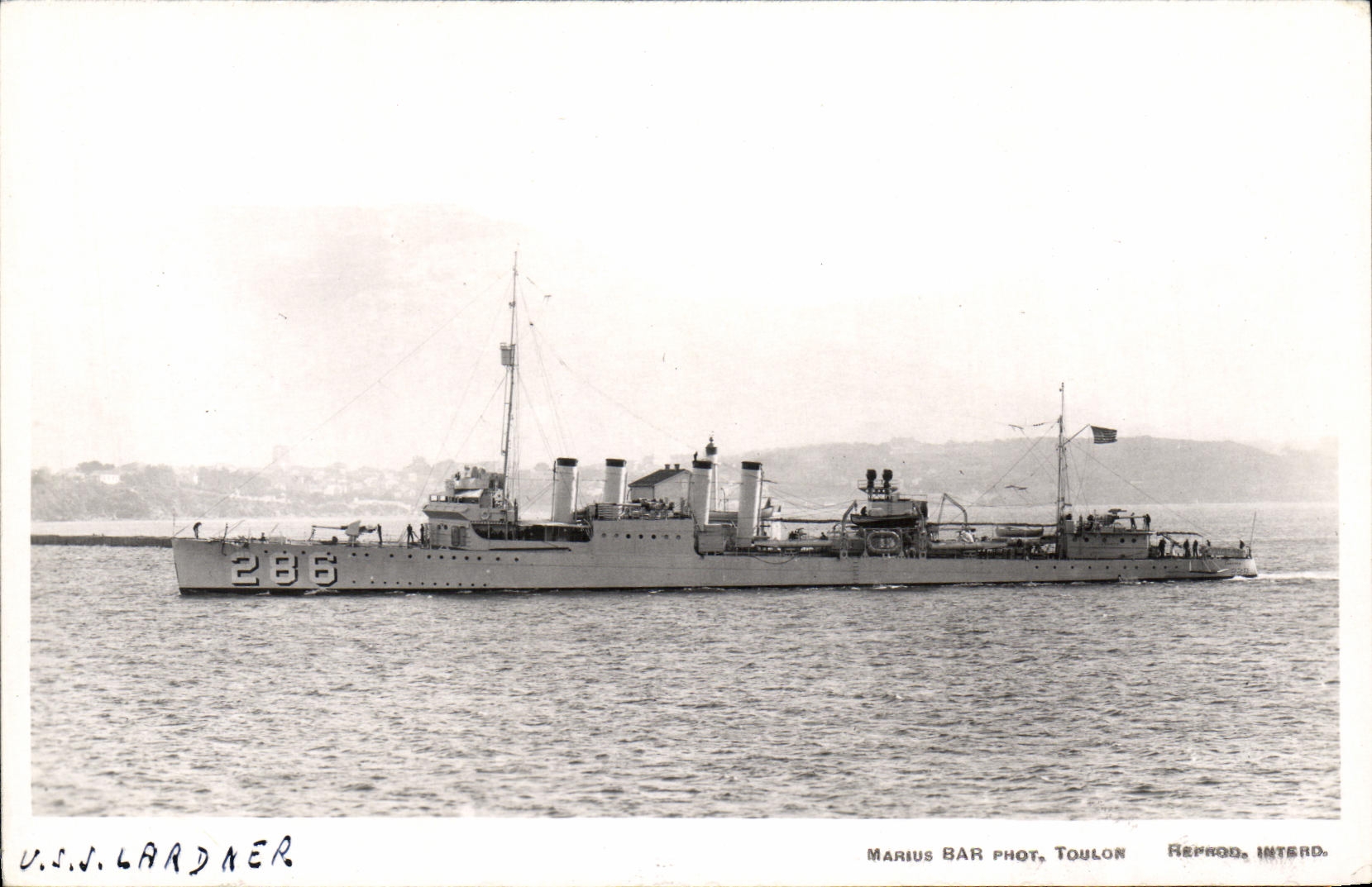 VINTAGE POSTCARD US Boat Lardner