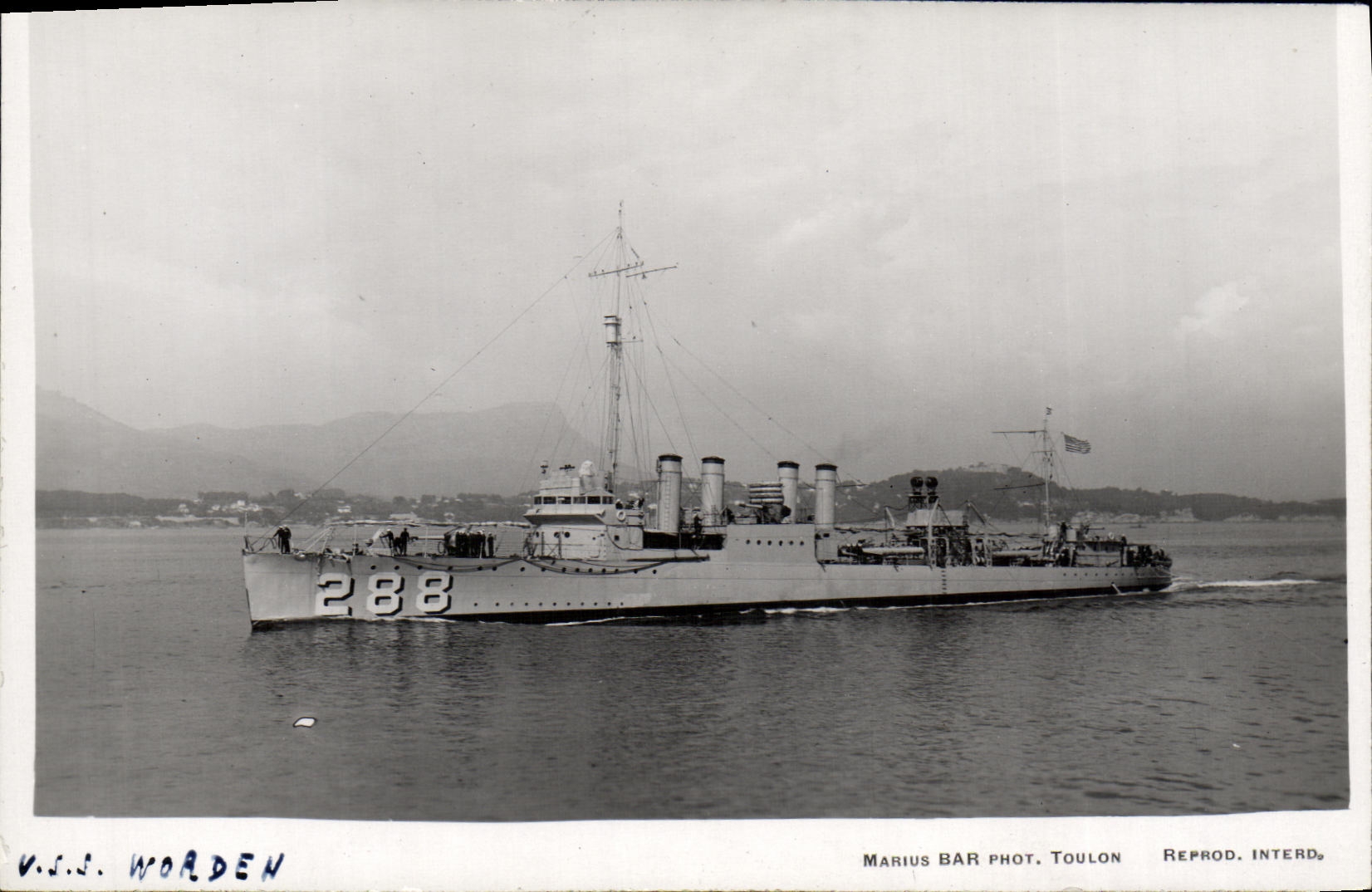 CPA Bateau USS Worden