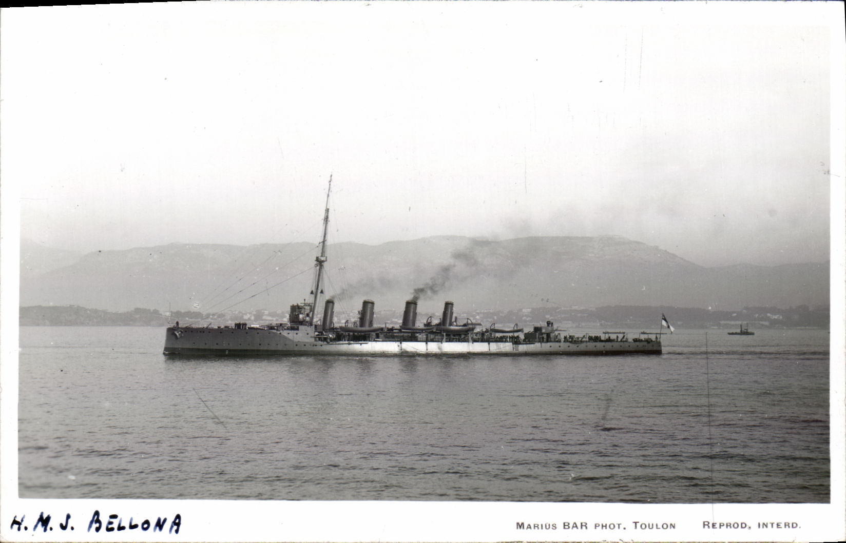 CPA Bateau HMS Bellona