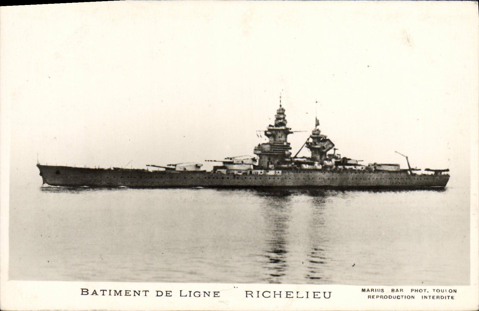 CPA Bateau Batiment De Ligne Richelieu