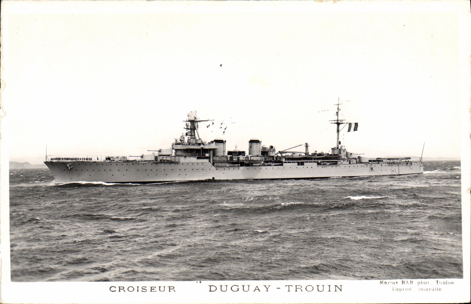 CPA Bateau Groiseur Duguay Trouin