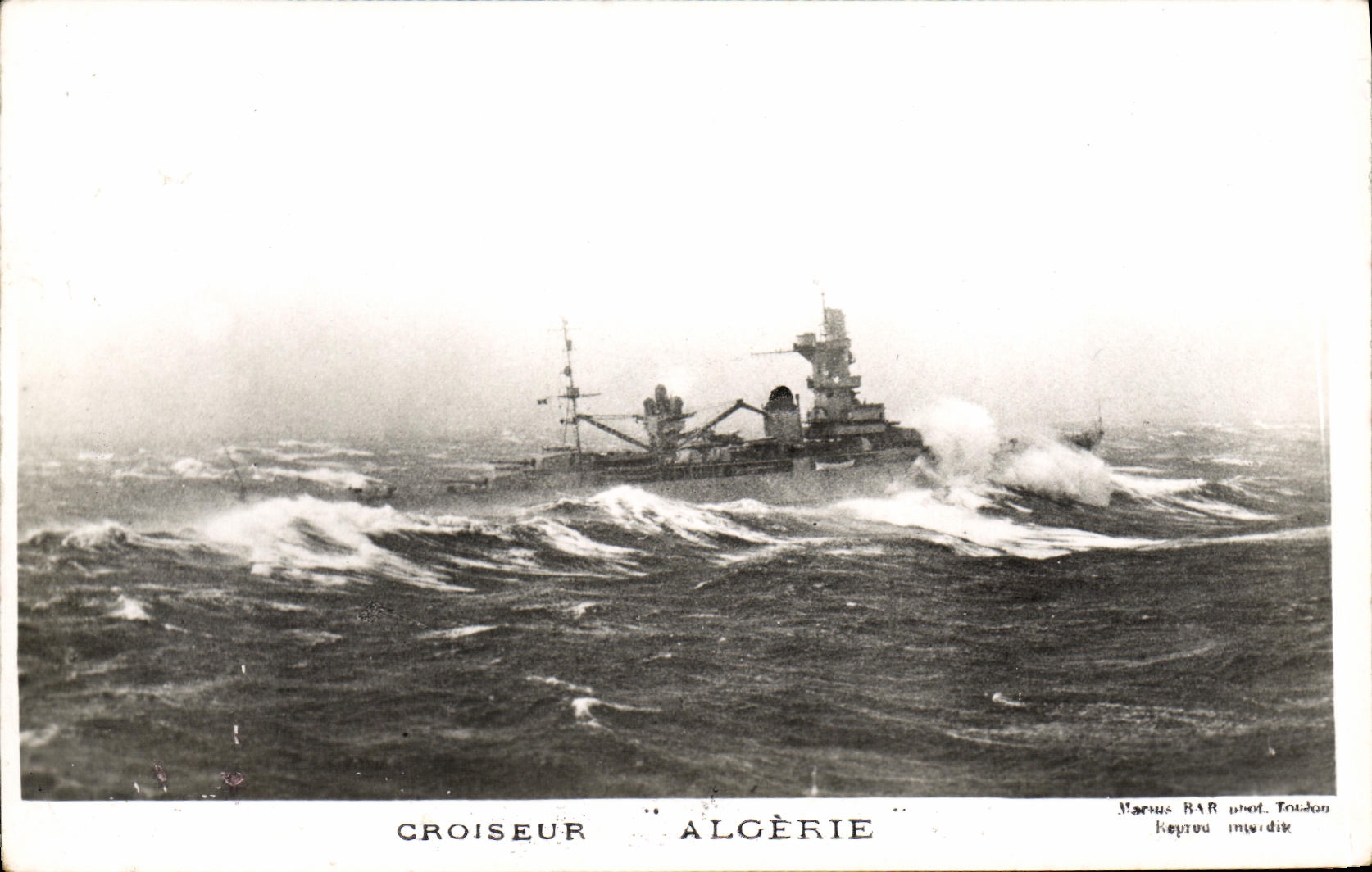 CPA Bateau Croiseur Algerie