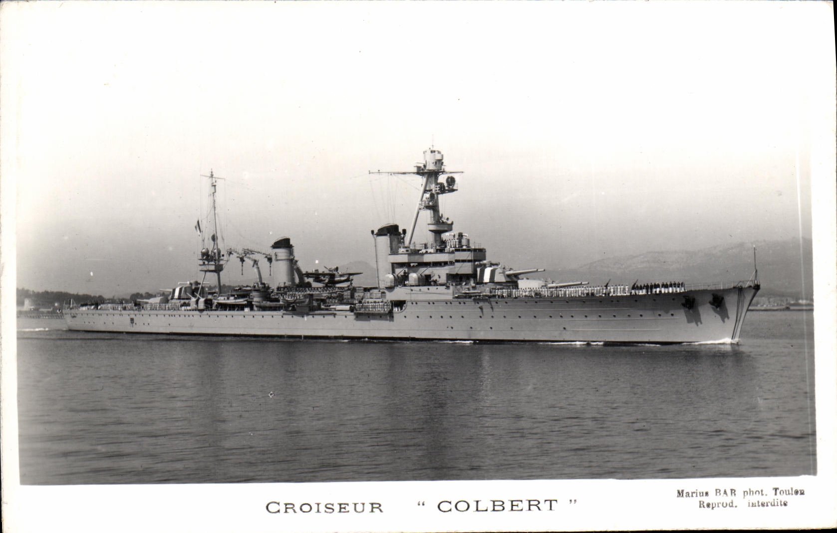 CPA Bateau Croiseur Colbert