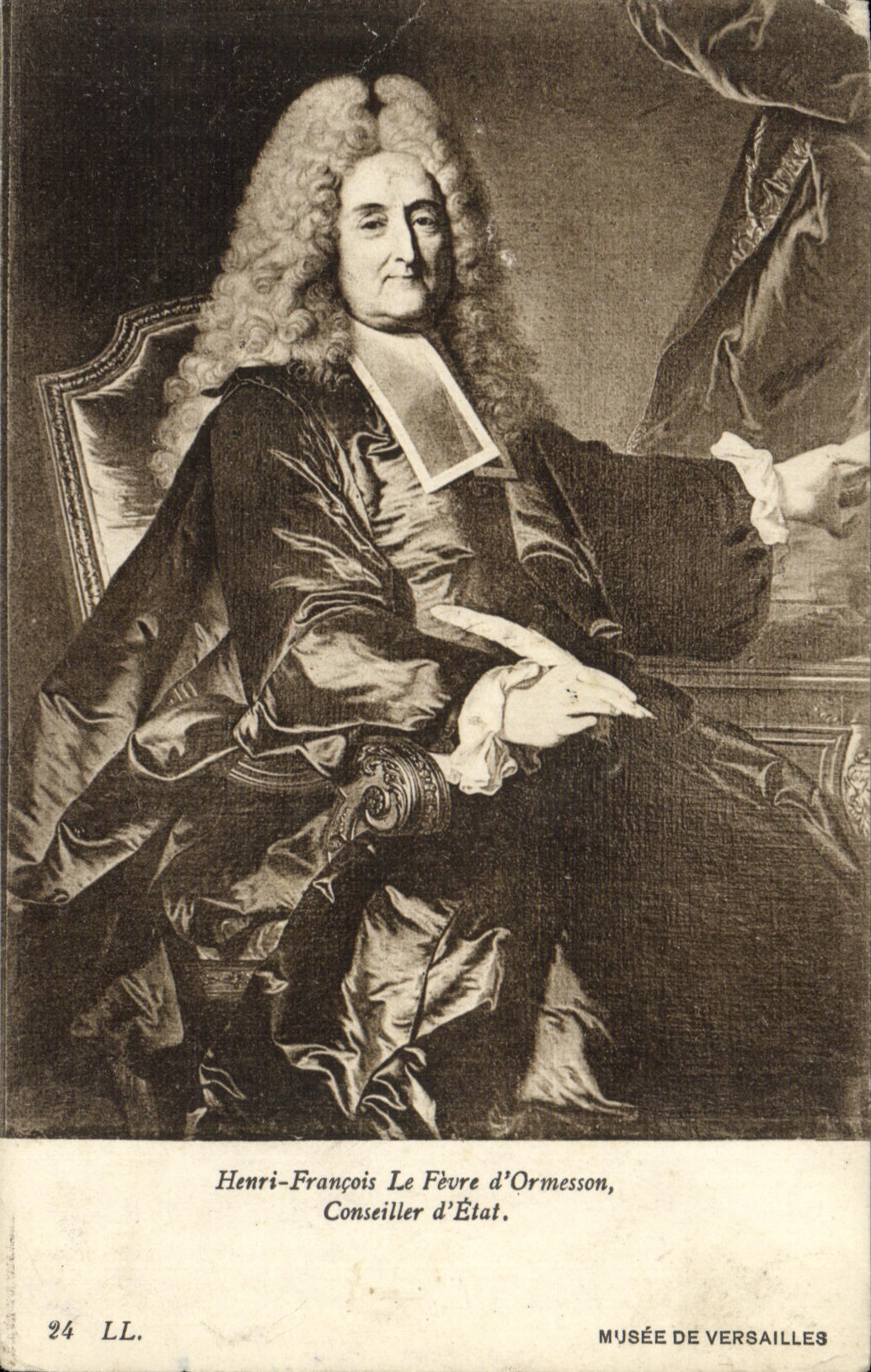 CPA Henri Francois Le Fevre d'Ormesson Conseiller d'Etat Musee de Versailles