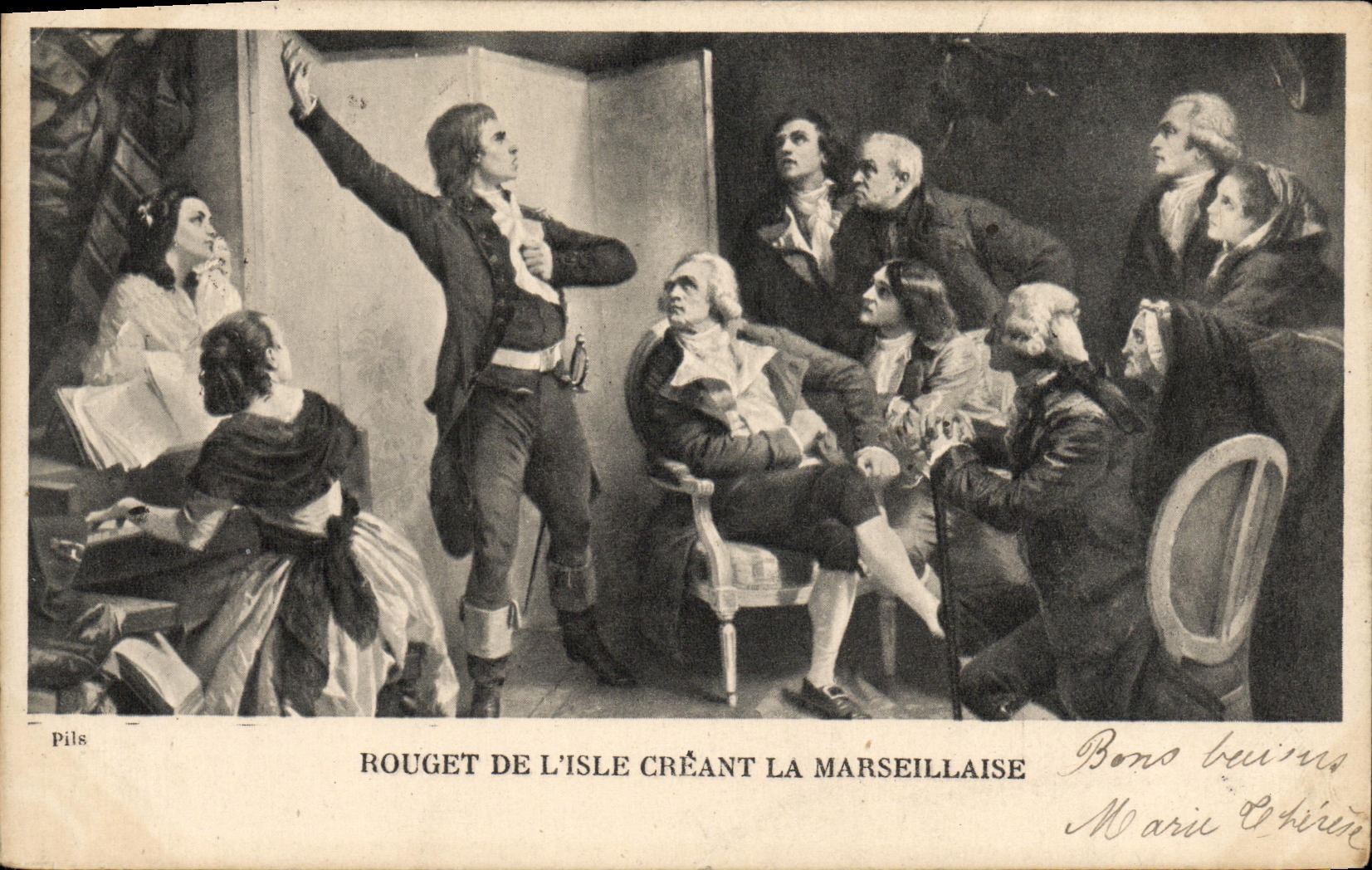 CPA Rouget De L'Isle Creant La Marseillaise