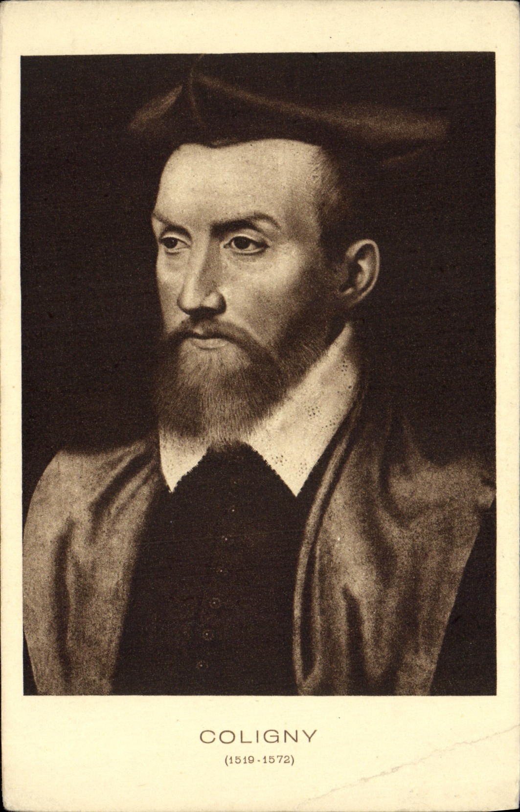 VINTAGE POSTCARD Coligny 1519 1572