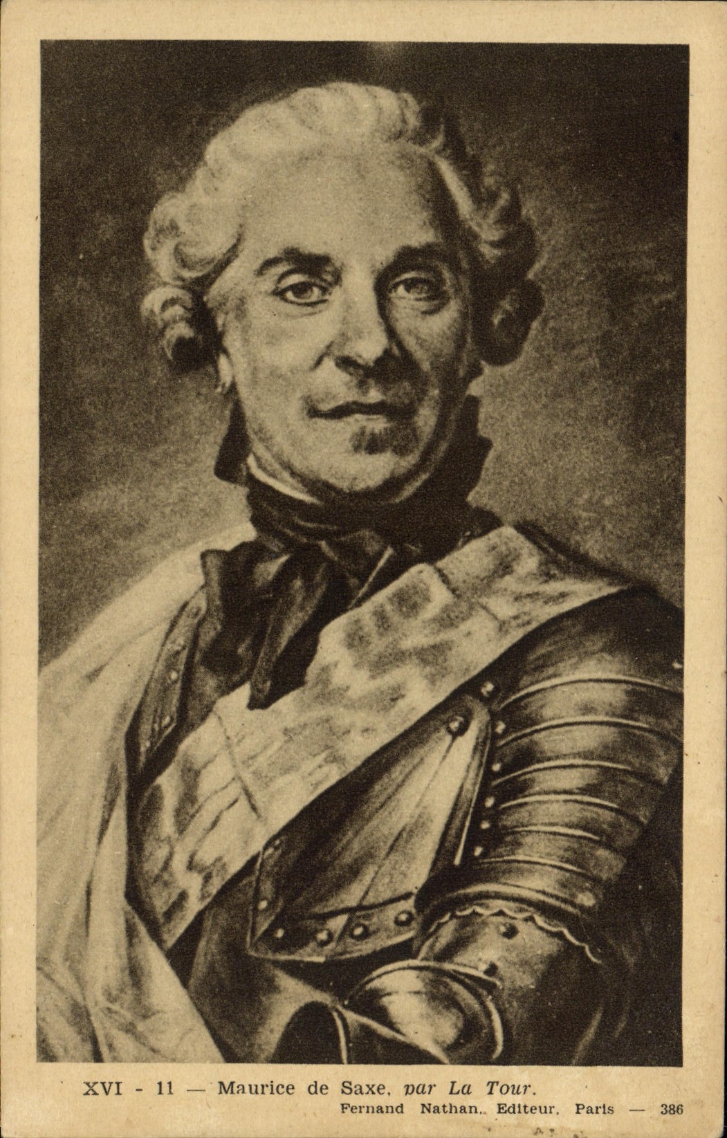 VINTAGE POSTCARD Maurice Of Saxony by the Tower