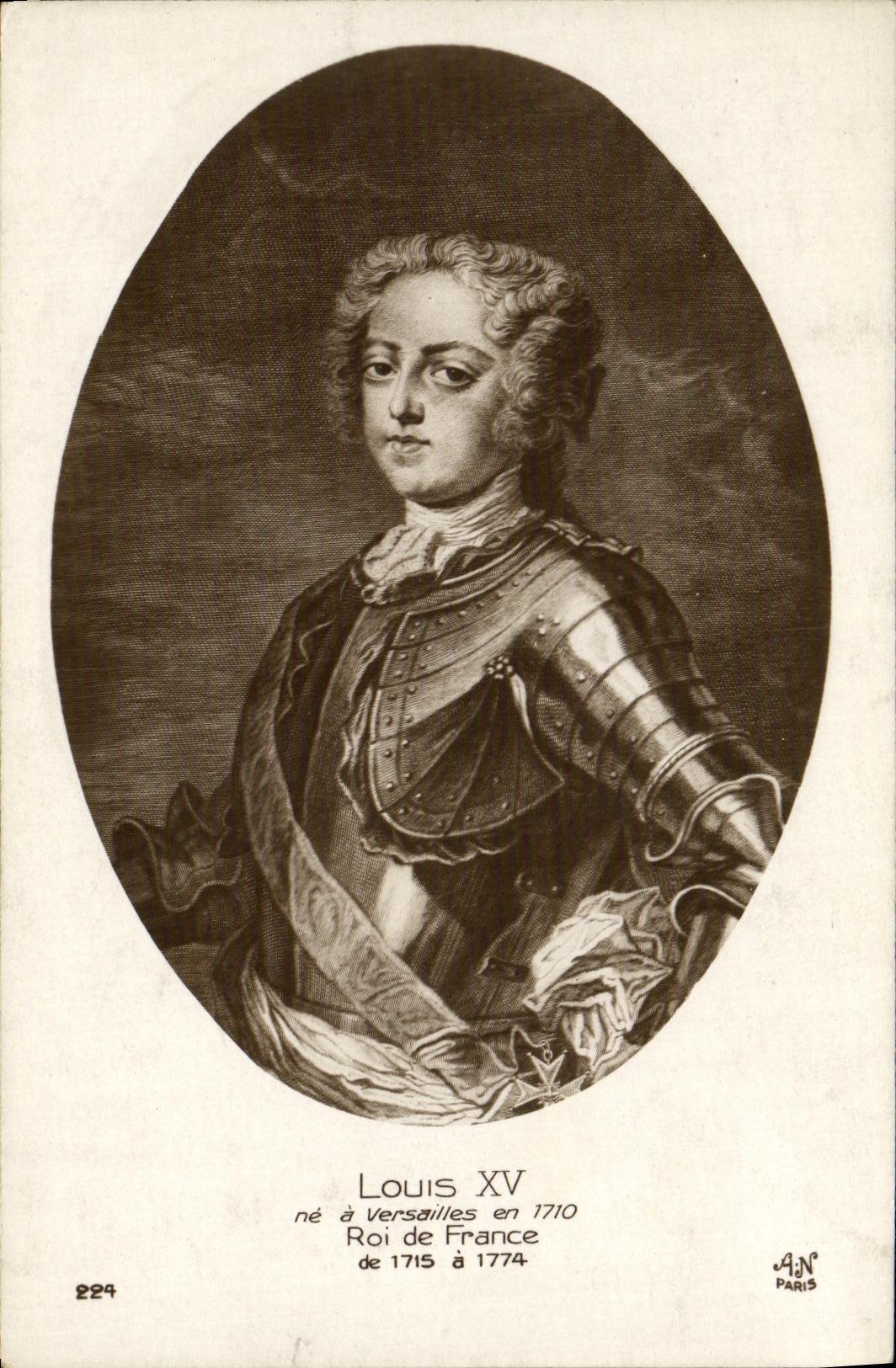 CPA Louis XV Roi De France 