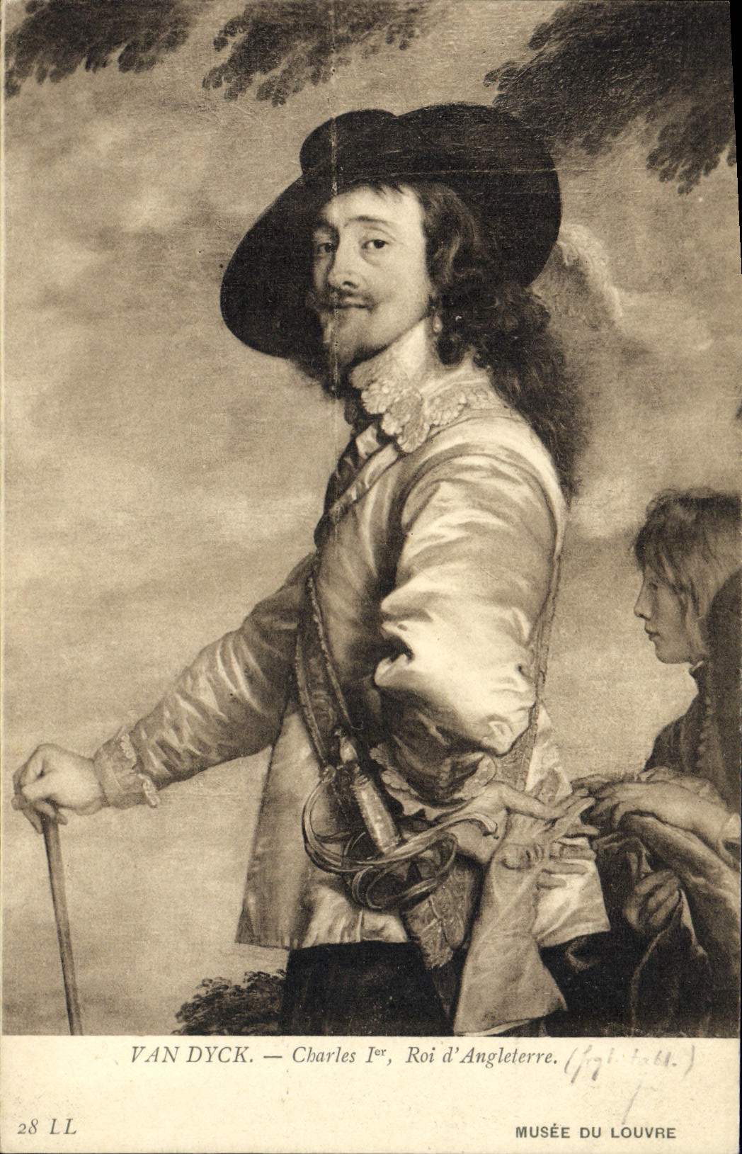 CPA Van Dyck Charles 1er Roi d'Angleterre