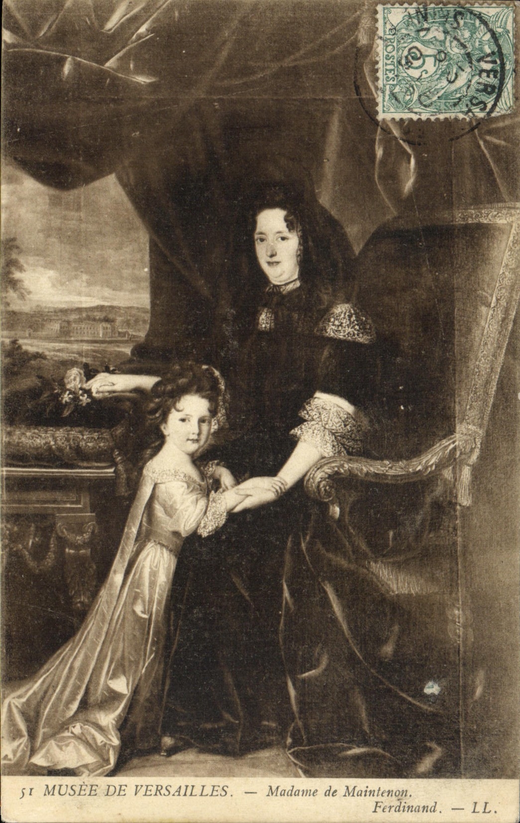 CPA Musee De Versailles Madame De Maintenon