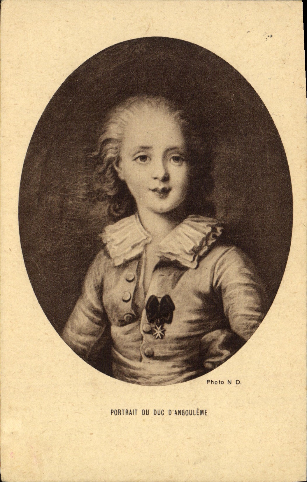 VINTAGE POSTCARD Duke of Angouleme