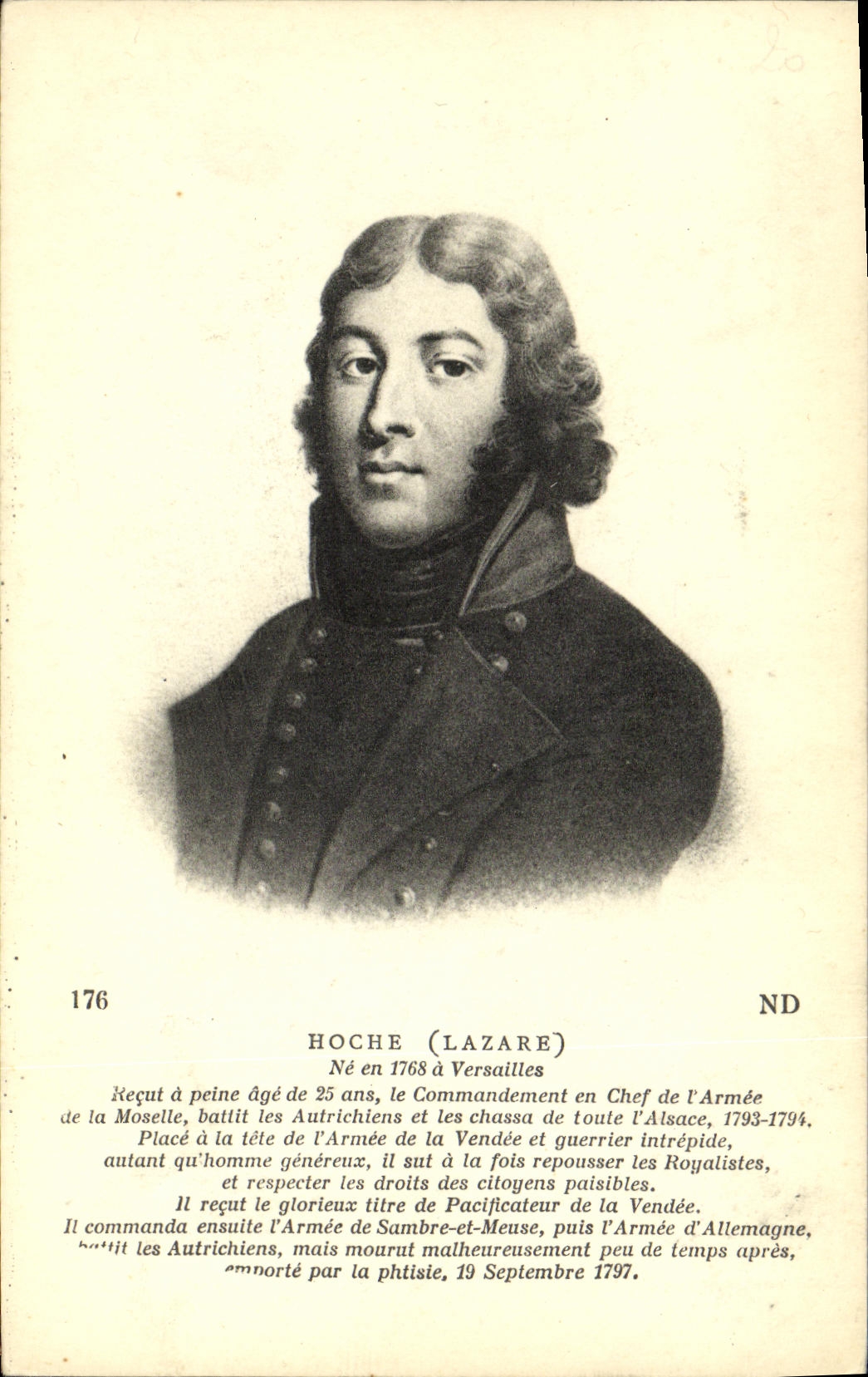 VINTAGE POSTCARD Lazare Notch