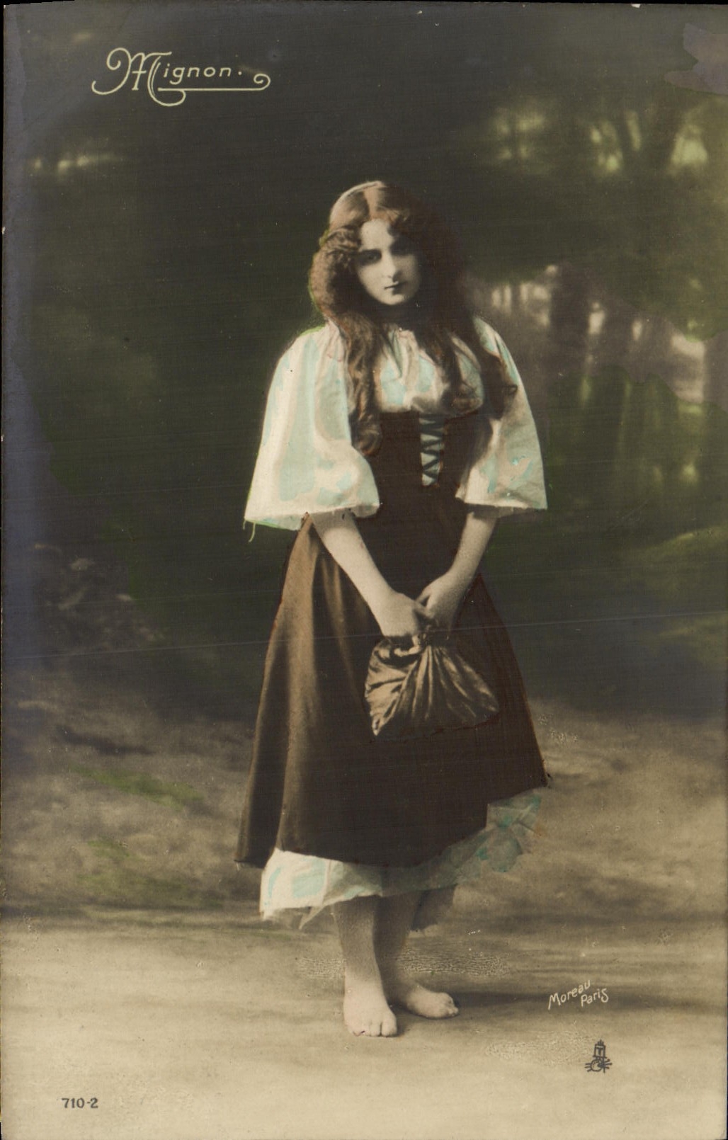 CPA Fantaisie Mignon Femme