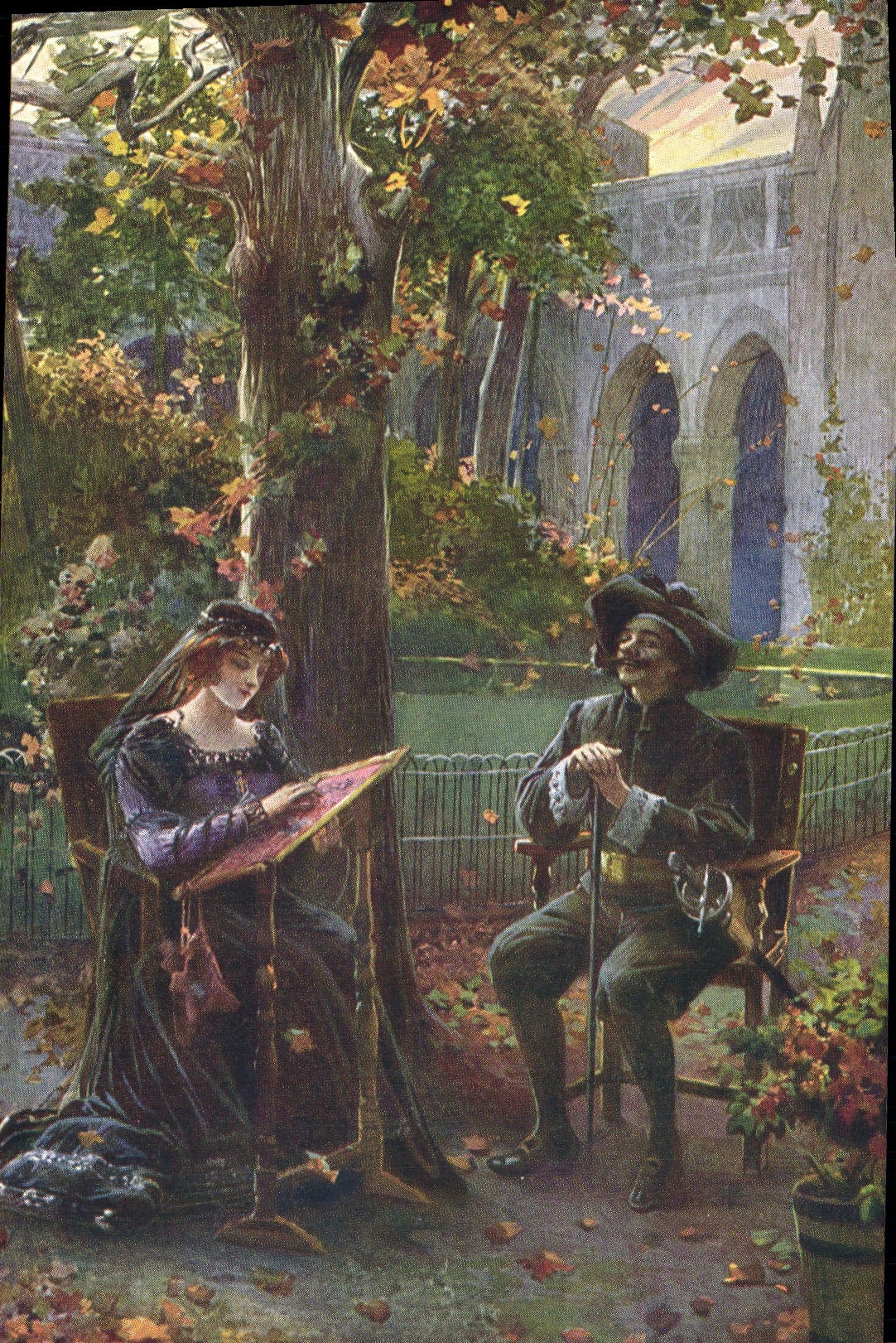 CPA Fantaisie Rostand Cyrano de Bergerac