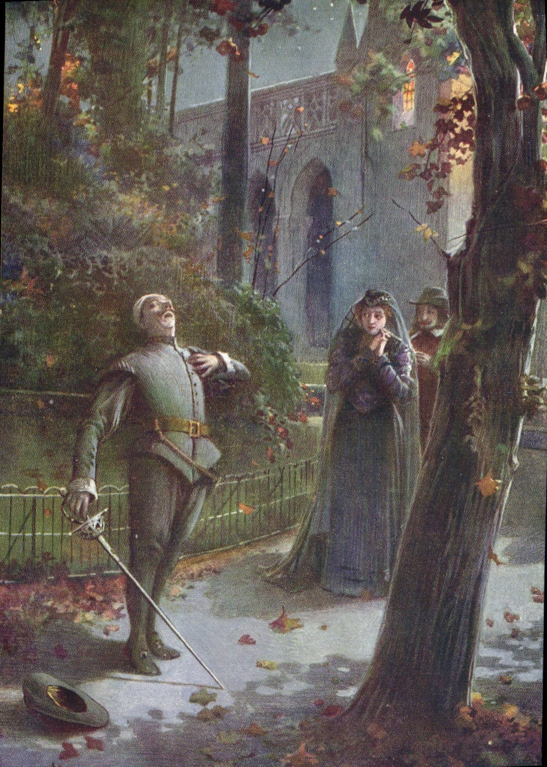 CPA Fantaisie Rostand Cyrano de Bergerac