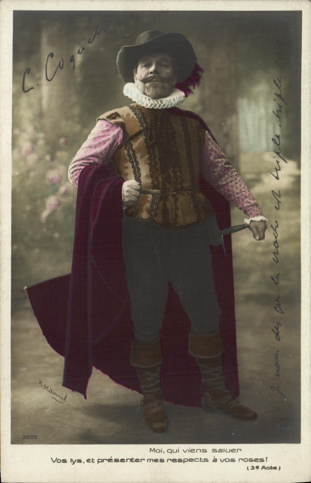 CPA Fantaisie Cyrano de Bergerac Rostand