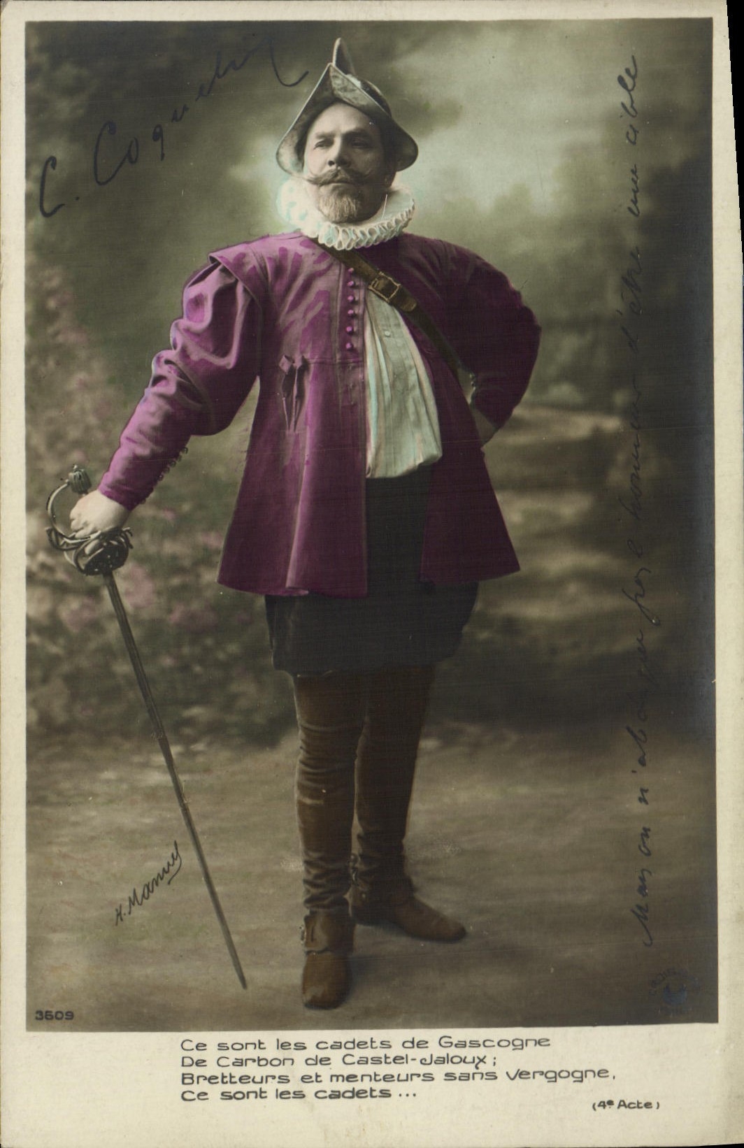 CPA Fantaisie Cyrano de Bergerac Rostand